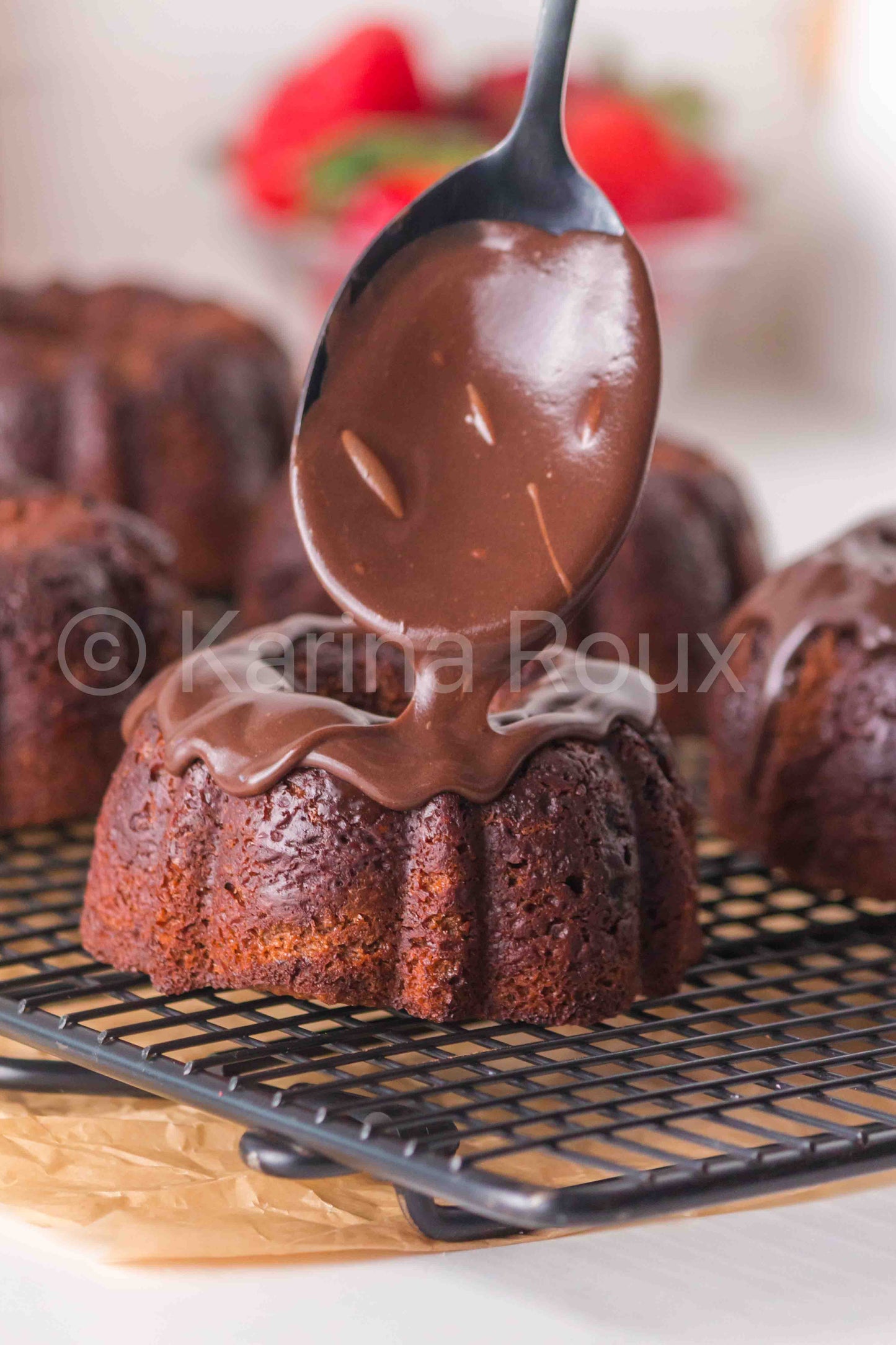 Chocolate mini bundt cake - Only 4 SETS