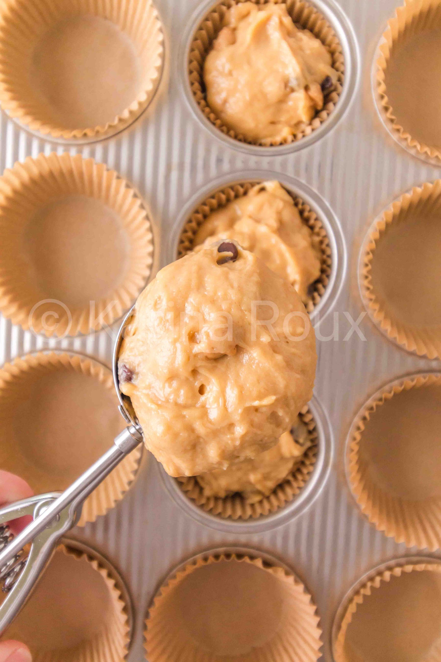 Peanut Butter Chocolate Chip Muffins (4 sets)