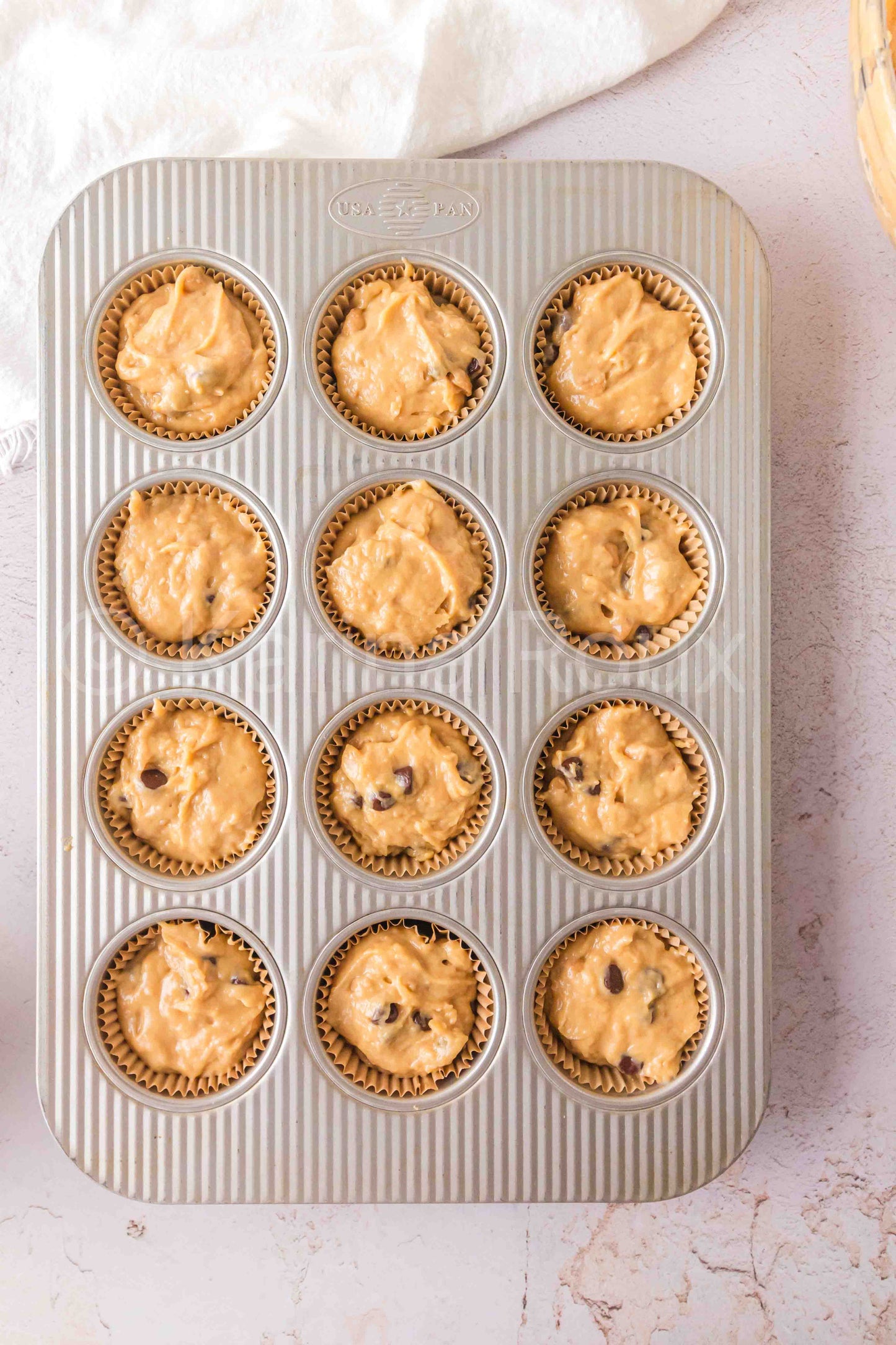 Peanut Butter Chocolate Chip Muffins (4 sets)