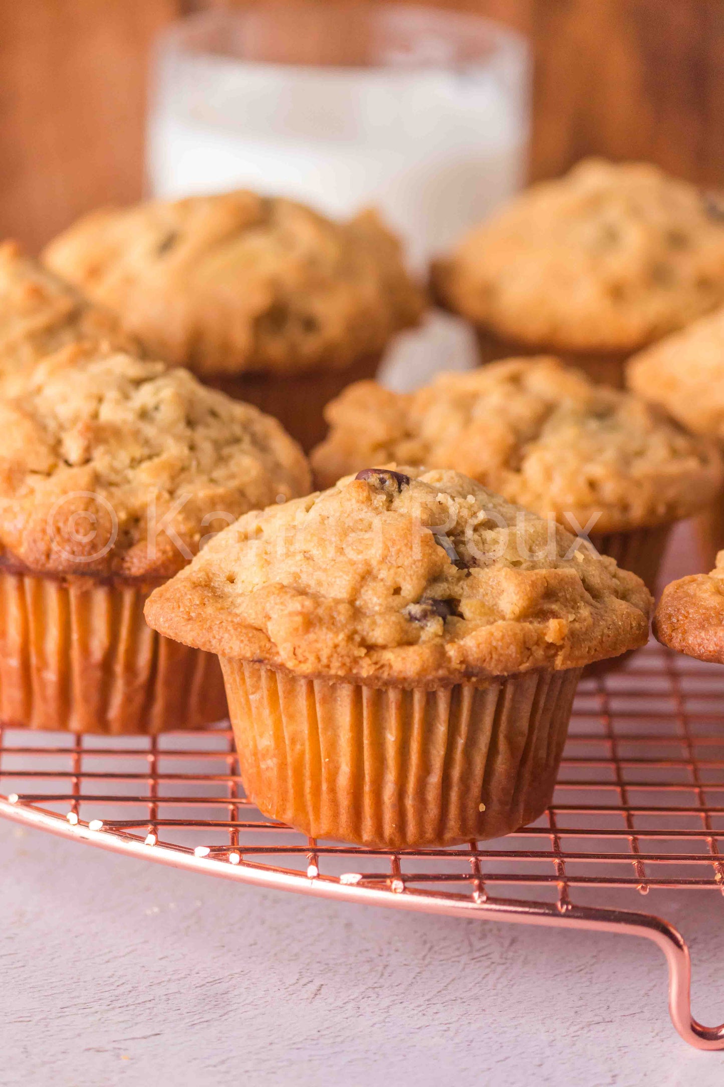 Peanut Butter Chocolate Chip Muffins (4 sets)