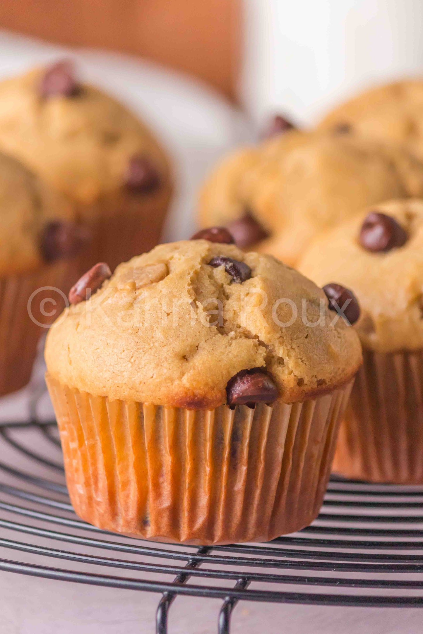 Peanut Butter Chocolate Chip Muffins (4 sets)