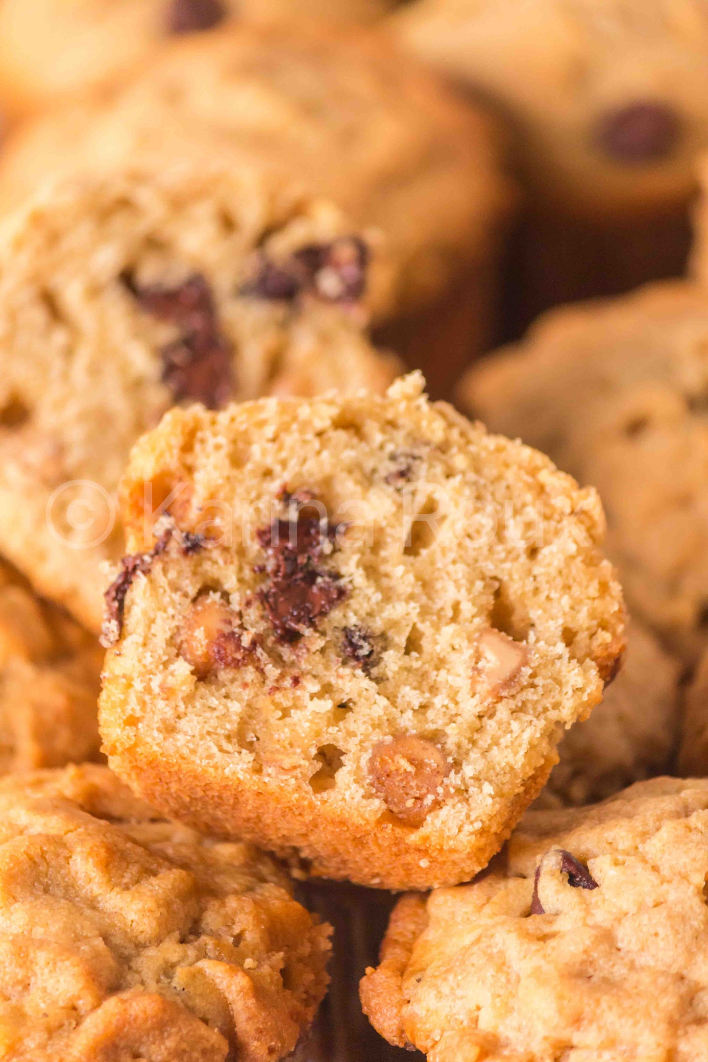 Peanut Butter Chocolate Chip Muffins (4 sets)