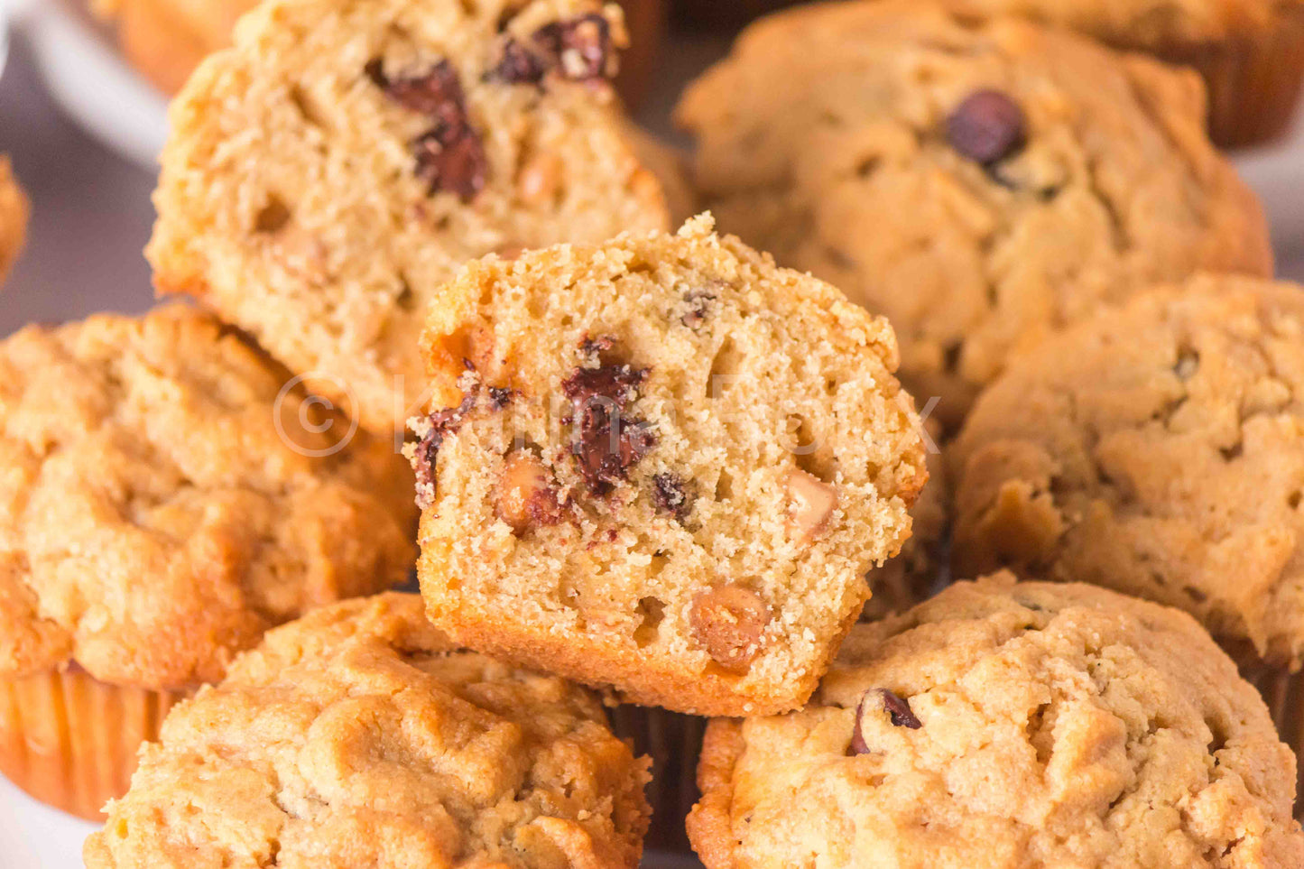 Peanut Butter Chocolate Chip Muffins (4 sets)