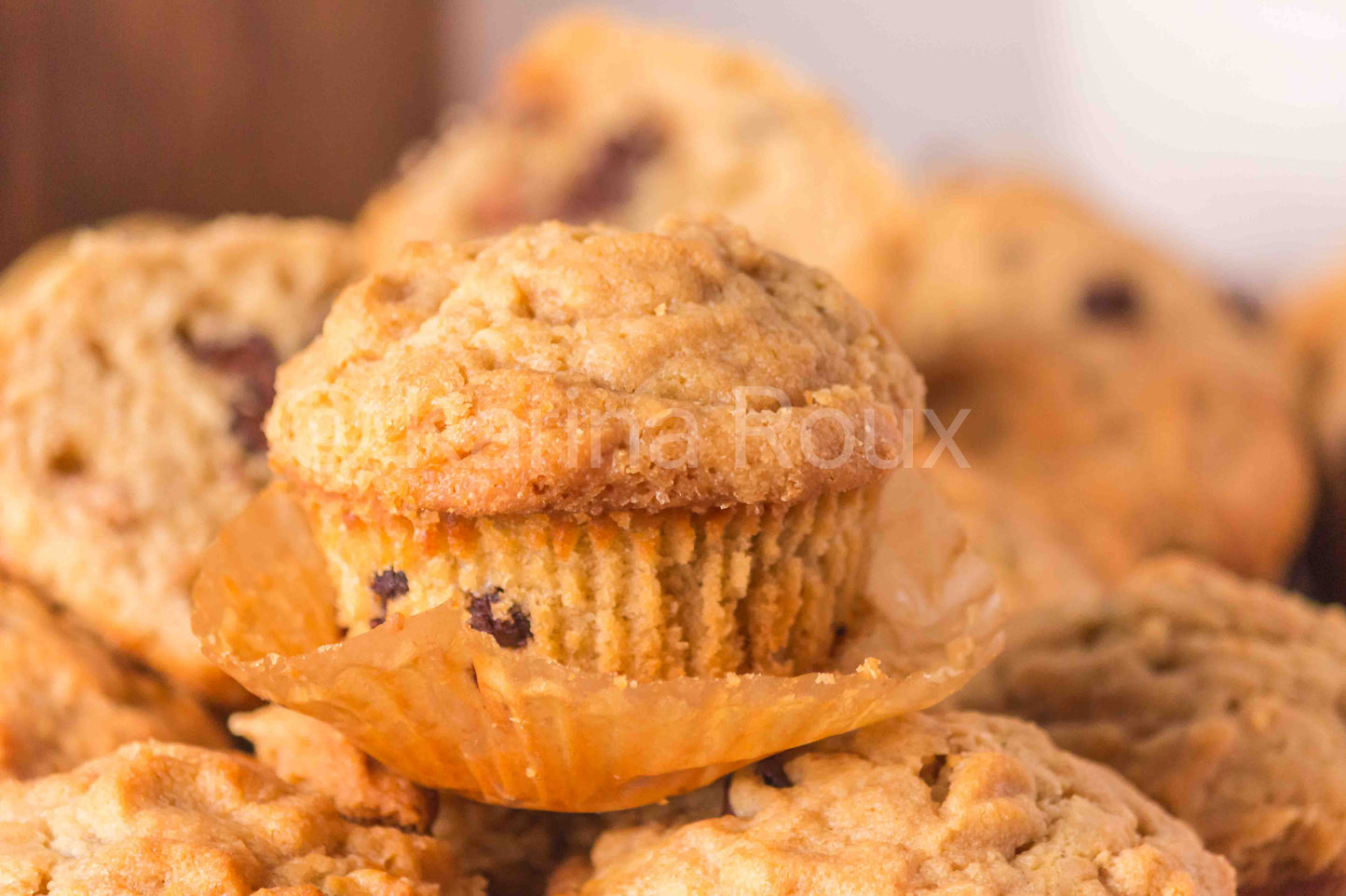 Peanut Butter Chocolate Chip Muffins (4 sets)