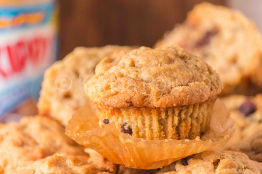 Peanut Butter Chocolate Chip Muffins (4 sets)