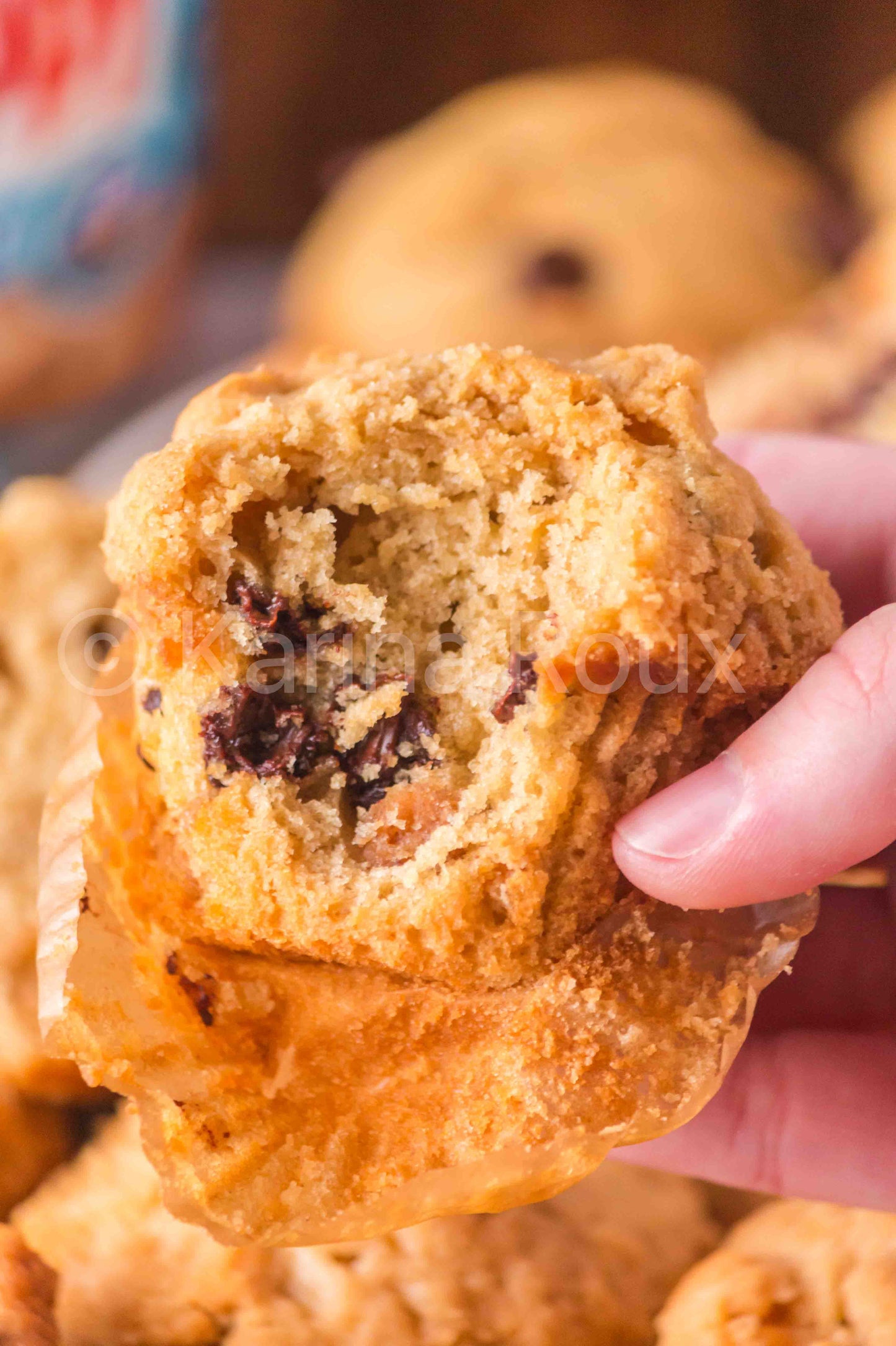 Peanut Butter Chocolate Chip Muffins (4 sets)