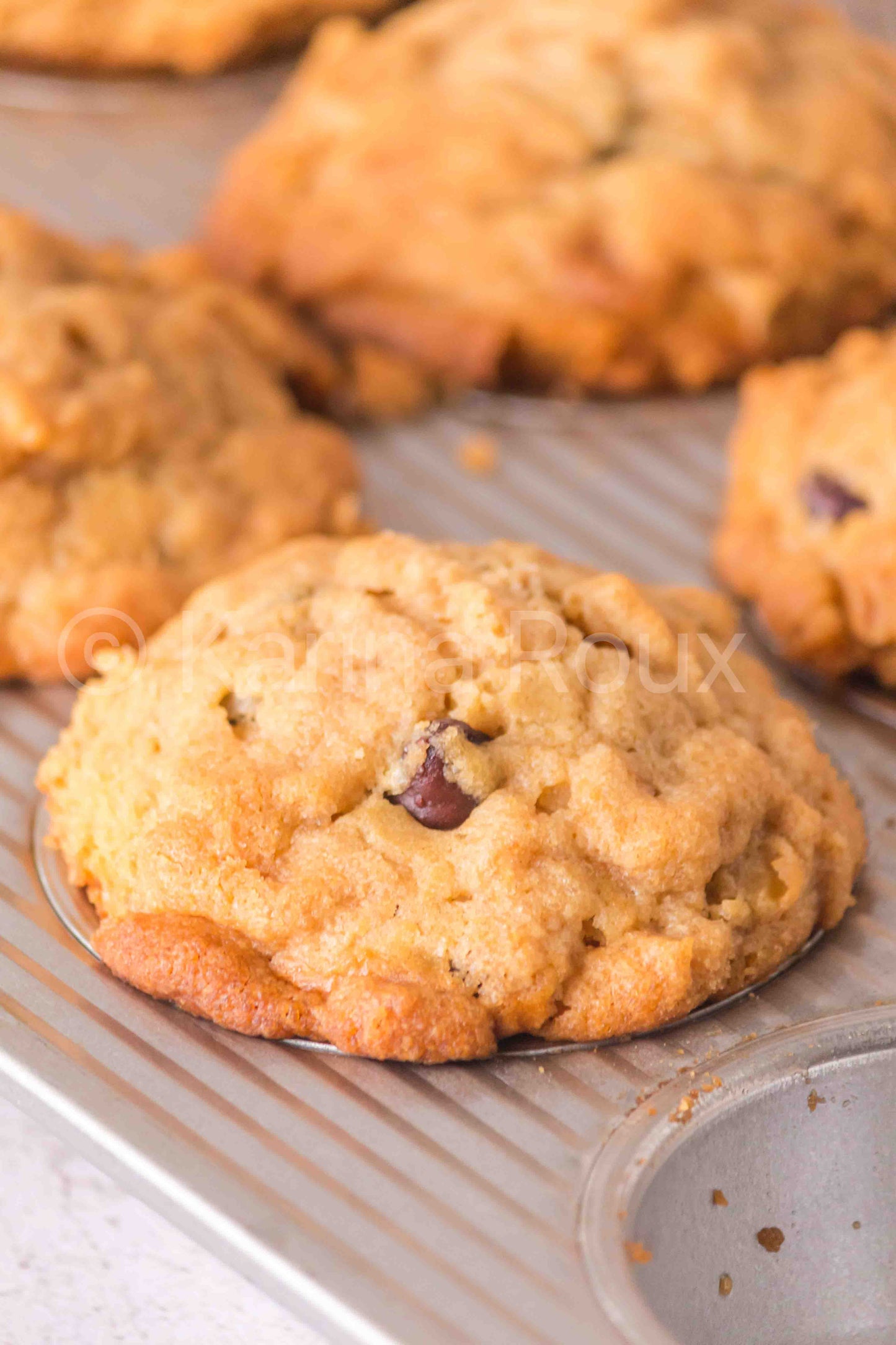 Peanut Butter Chocolate Chip Muffins (4 sets)