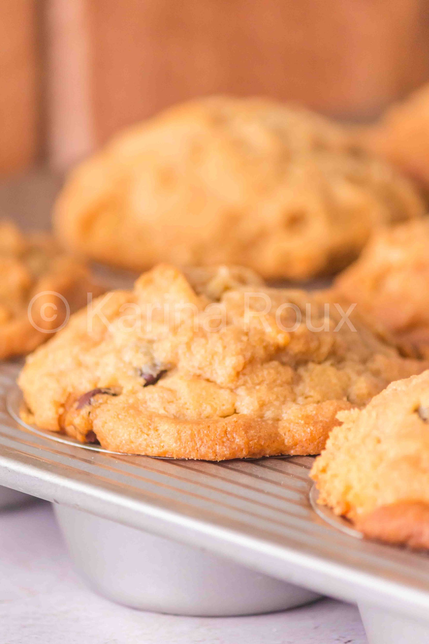 Peanut Butter Chocolate Chip Muffins (4 sets)