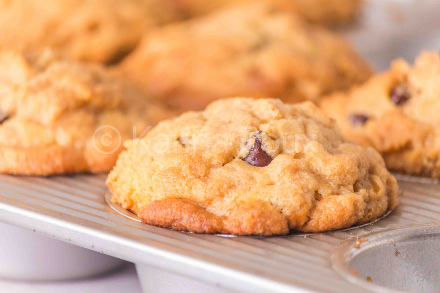 Peanut Butter Chocolate Chip Muffins (4 sets)