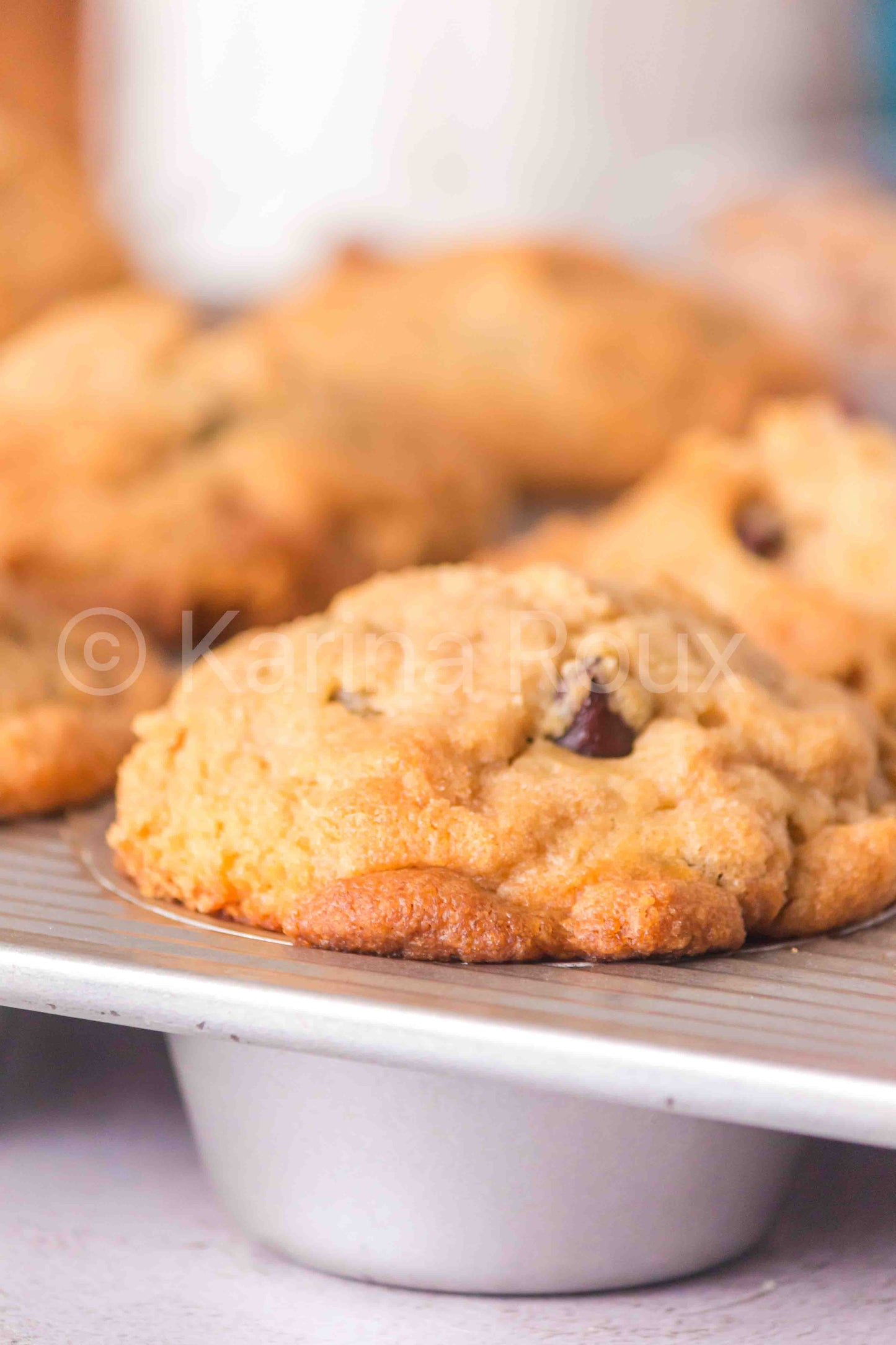 Peanut Butter Chocolate Chip Muffins (4 sets)