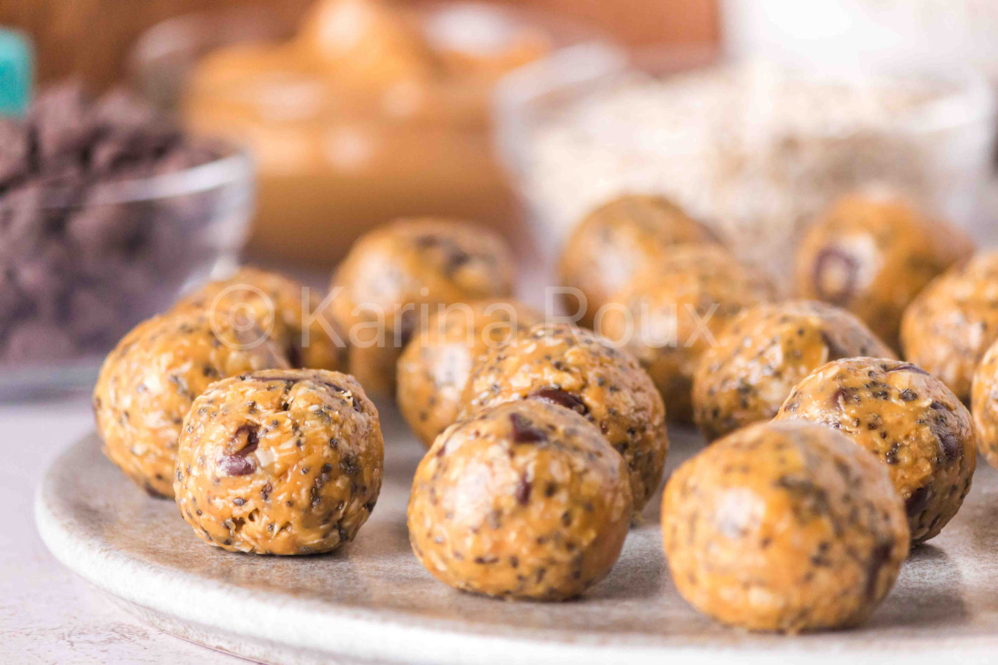 Peanut butter oatmeal balls (4 sets only)