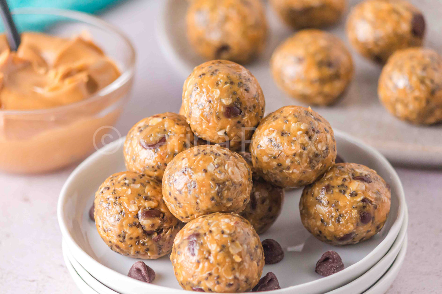 Peanut butter oatmeal balls (4 sets only)