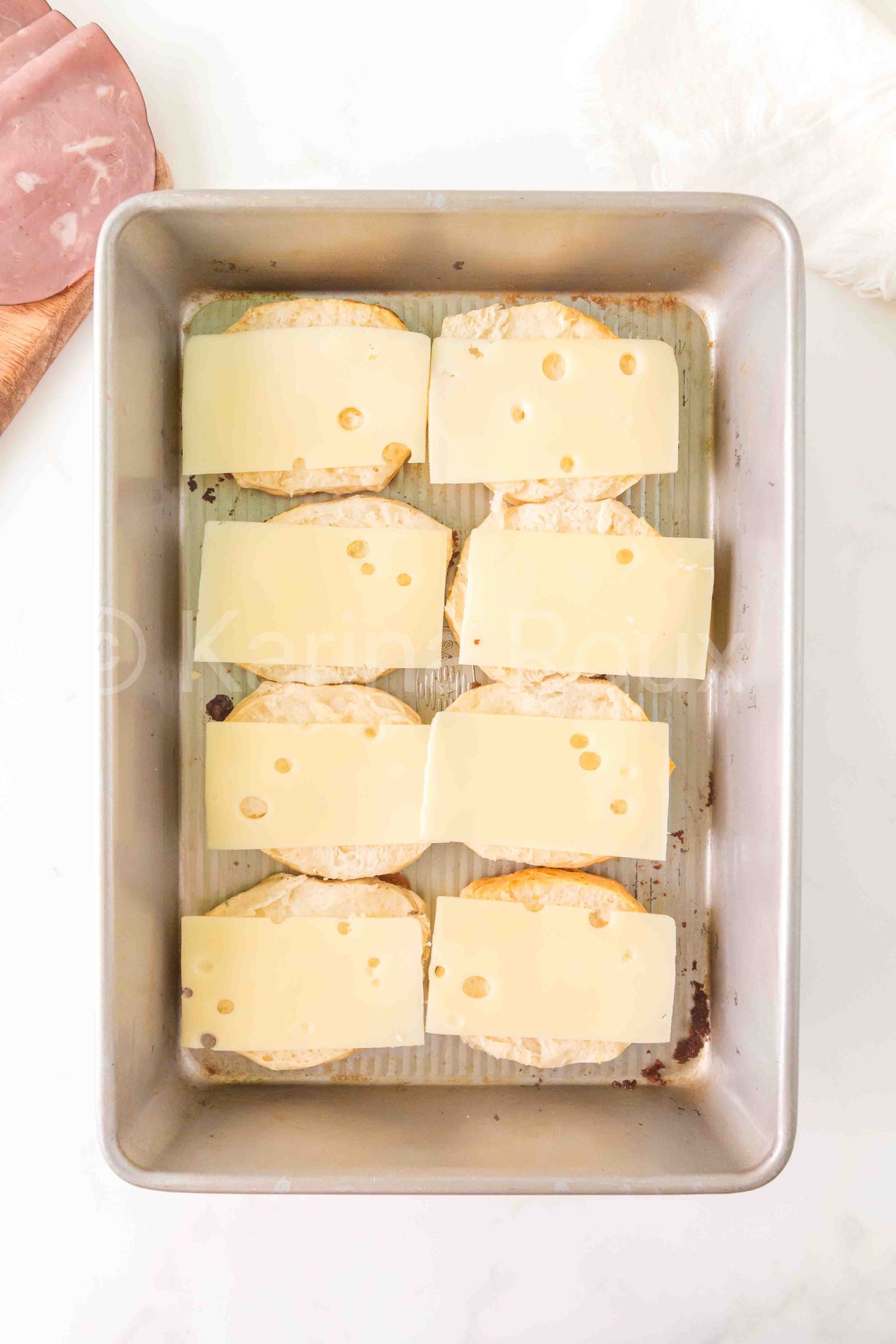 Roast beef biscuit bake sliders