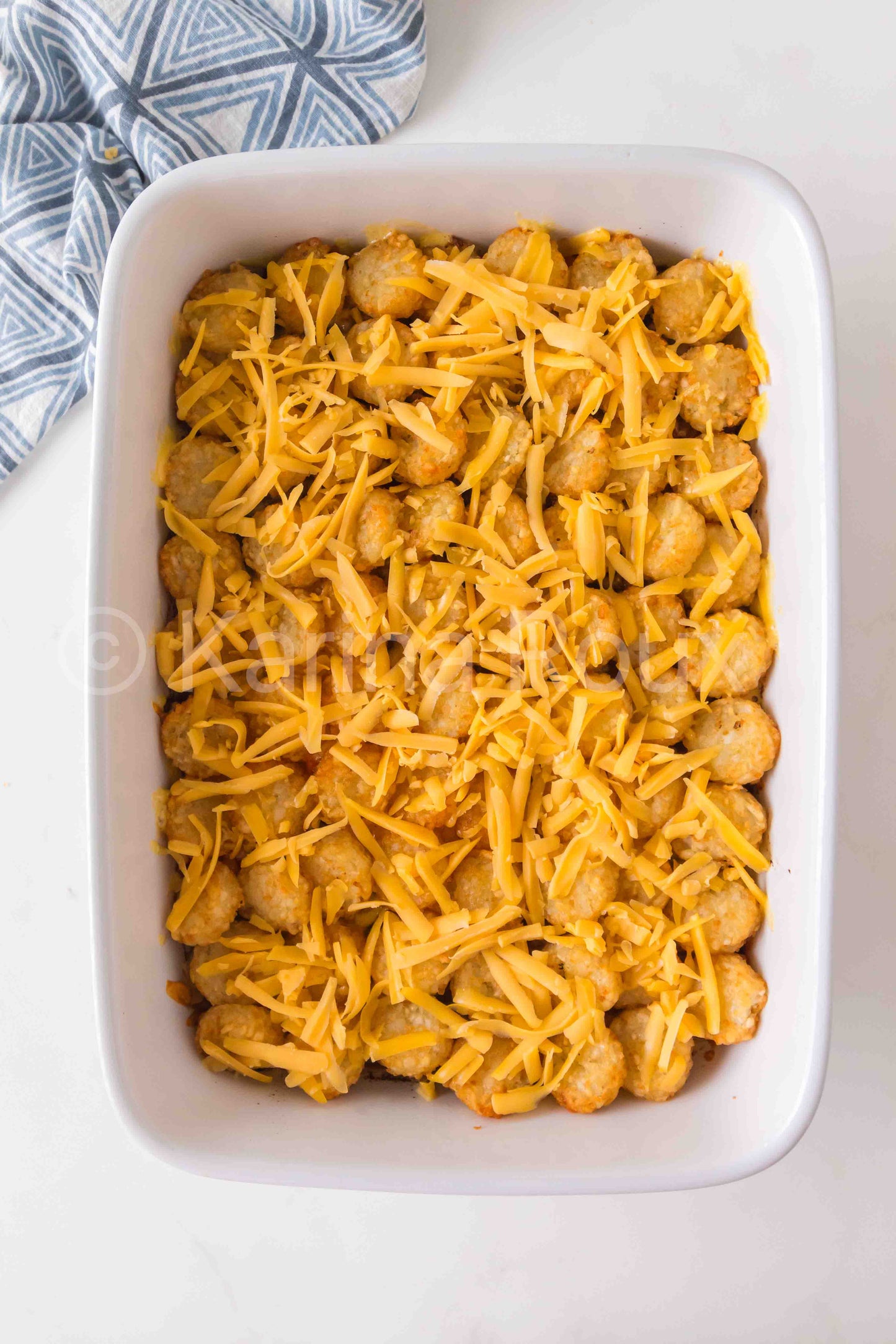 Sloppy Joe Tater Tot Casserole