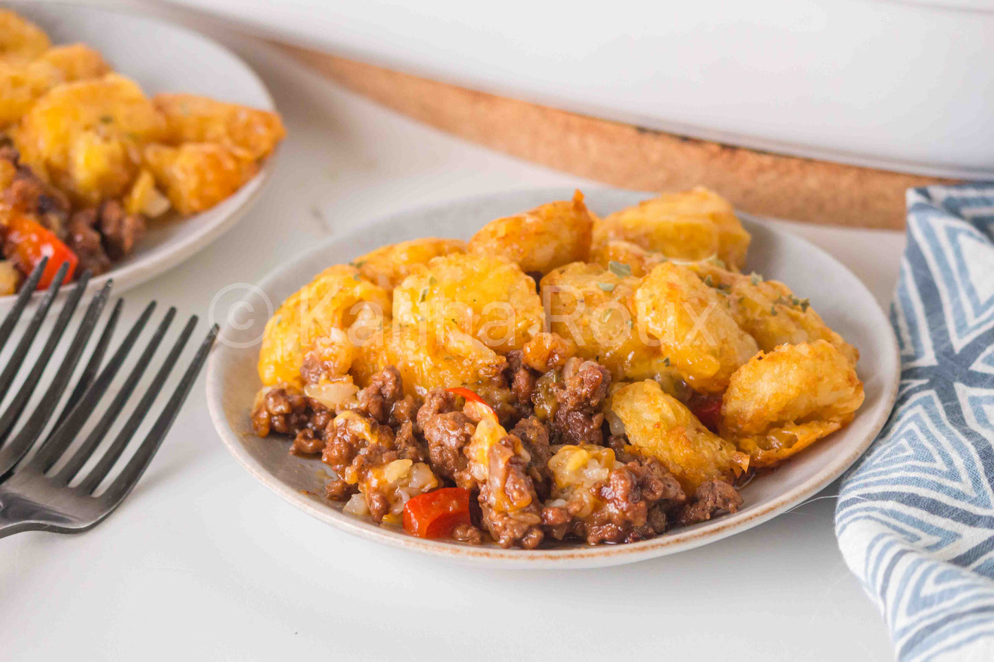 Sloppy Joe Tater Tot Casserole