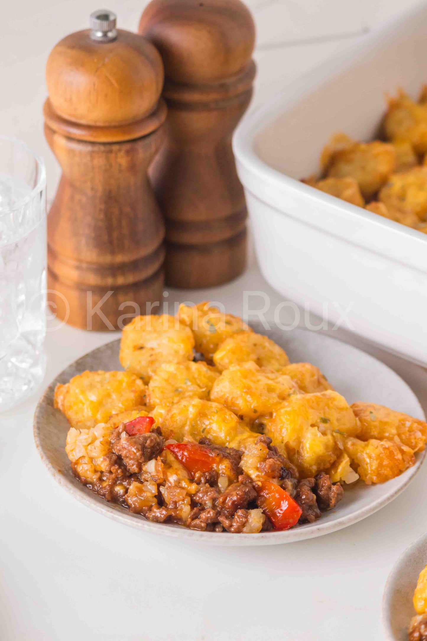 Sloppy Joe Tater Tot Casserole