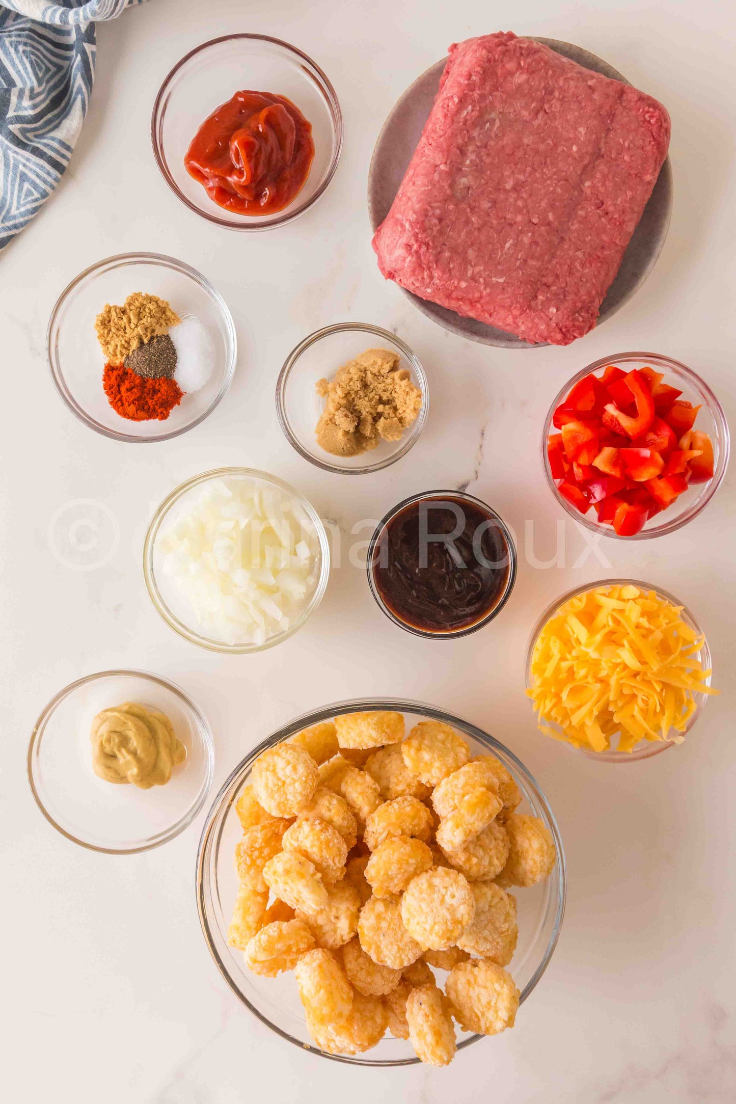 Sloppy Joe Tater Tot Casserole