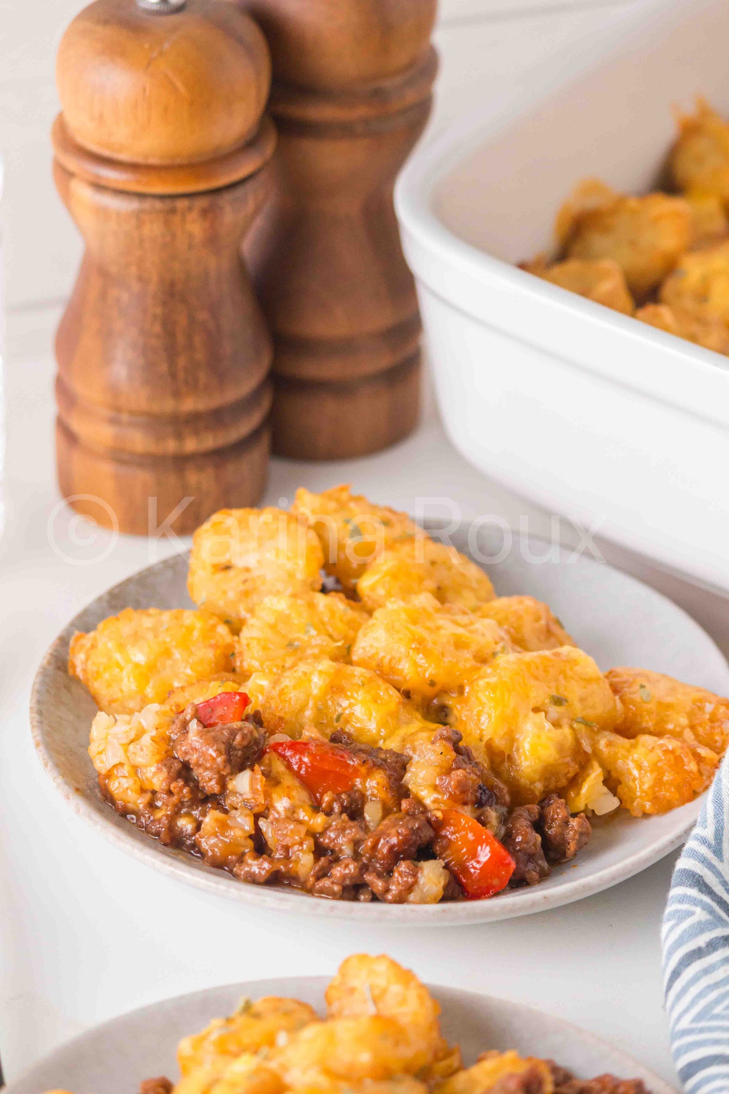 Sloppy Joe Tater Tot Casserole