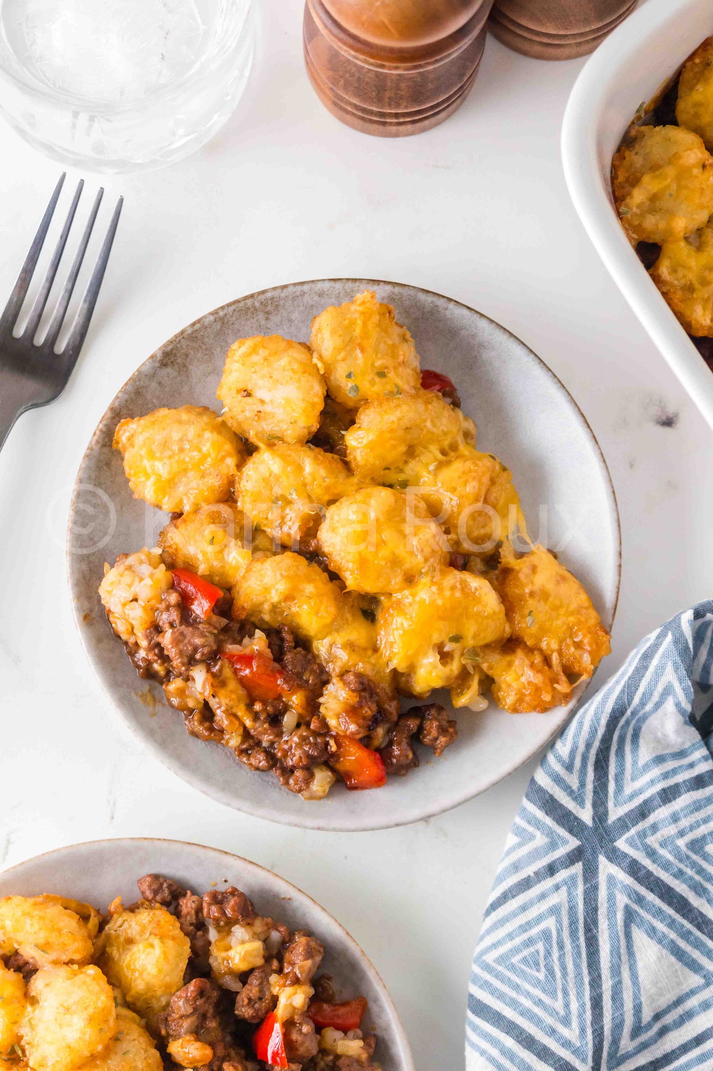 Sloppy Joe Tater Tot Casserole