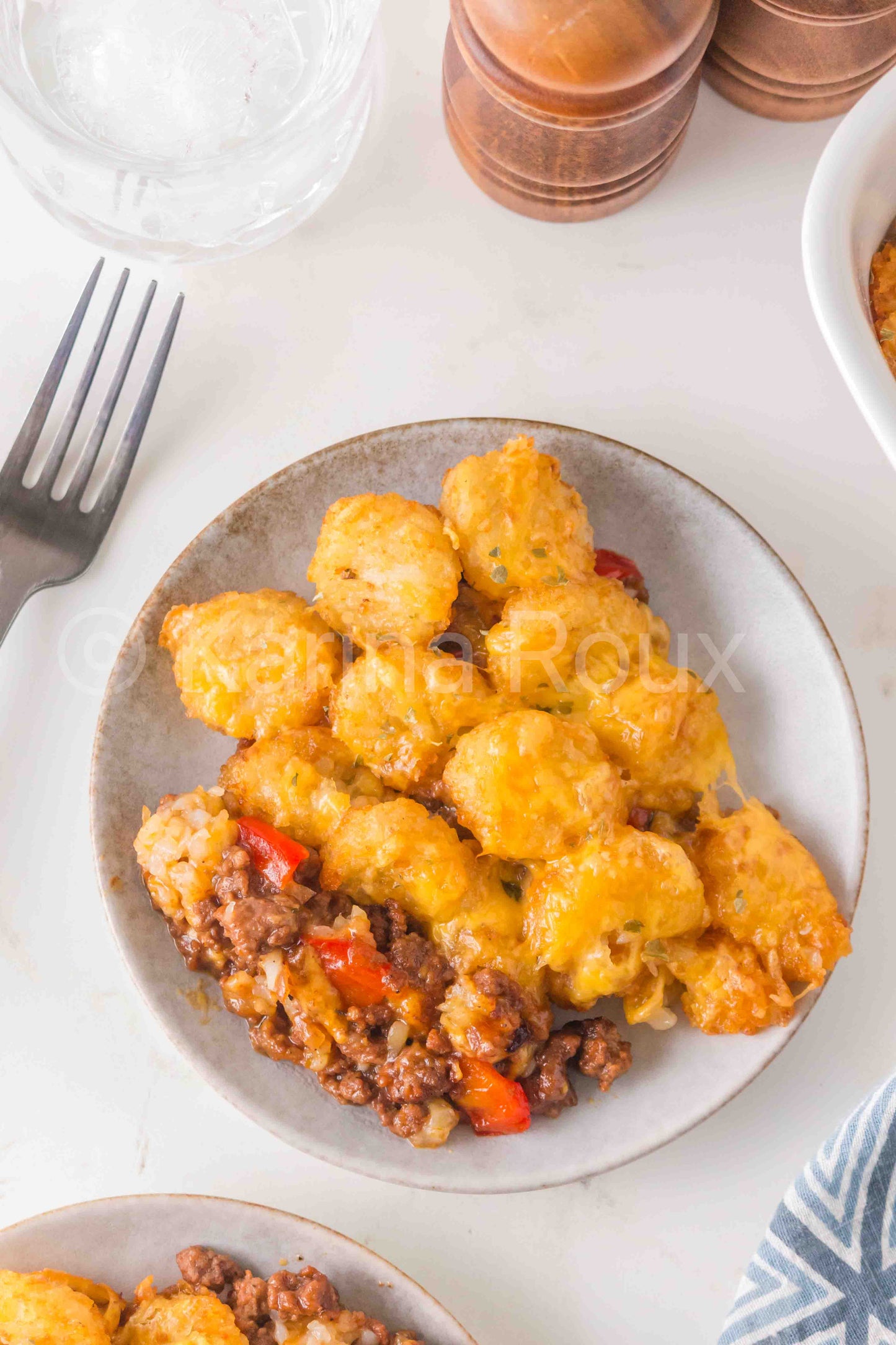 Sloppy Joe Tater Tot Casserole
