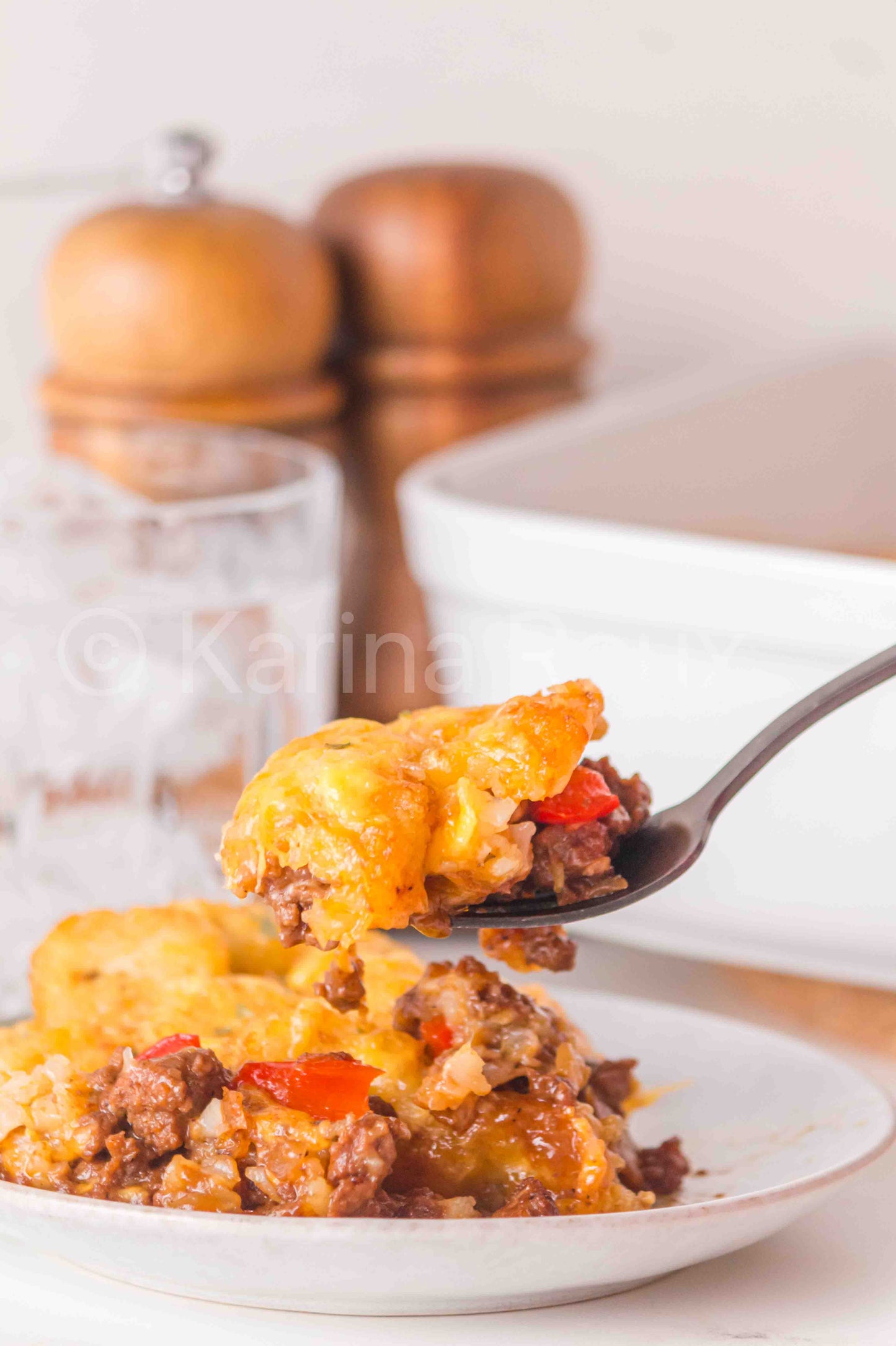 Sloppy Joe Tater Tot Casserole