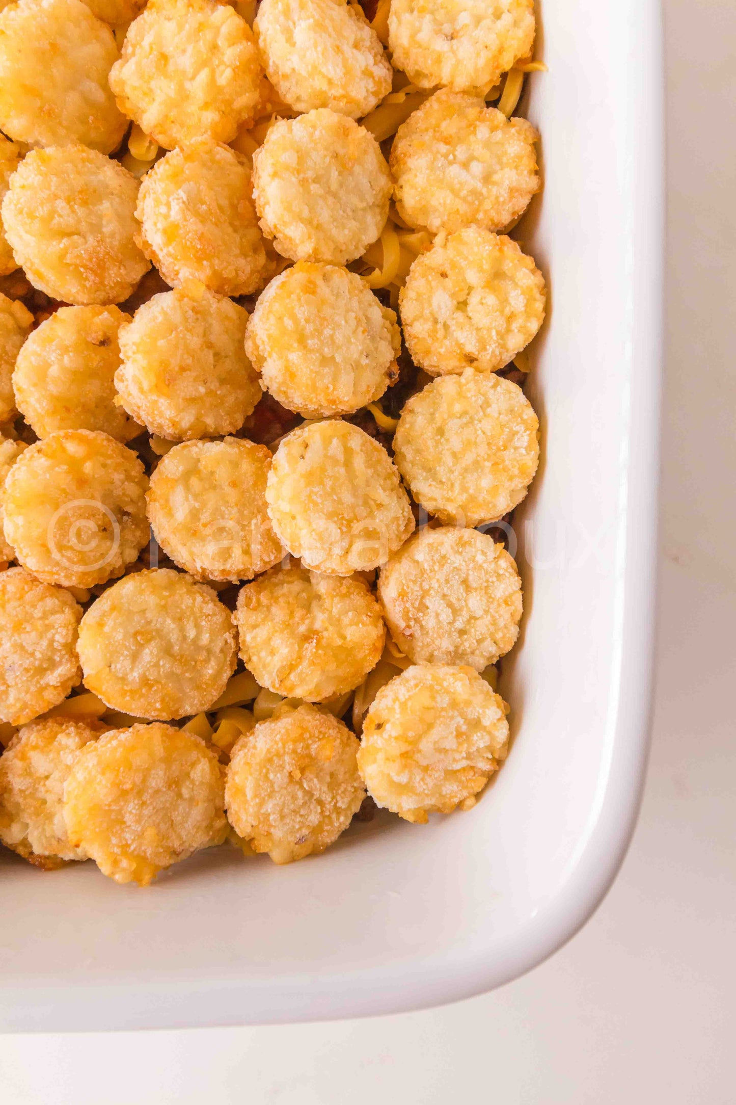 Sloppy Joe Tater Tot Casserole