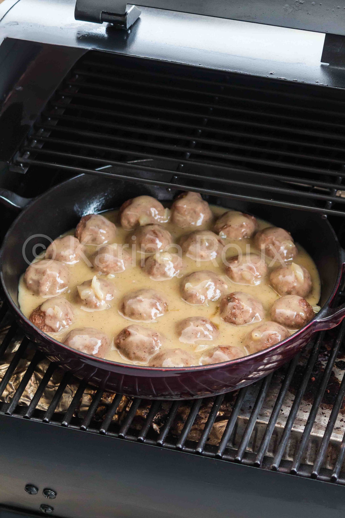 Smoked Swedish Meatballs
