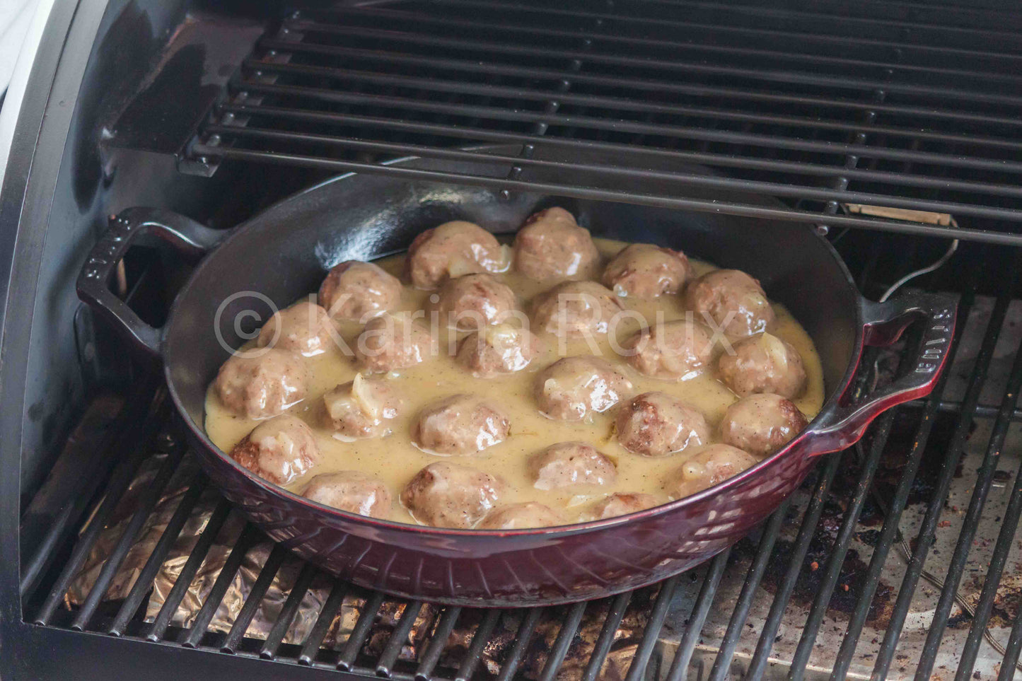 Smoked Swedish Meatballs