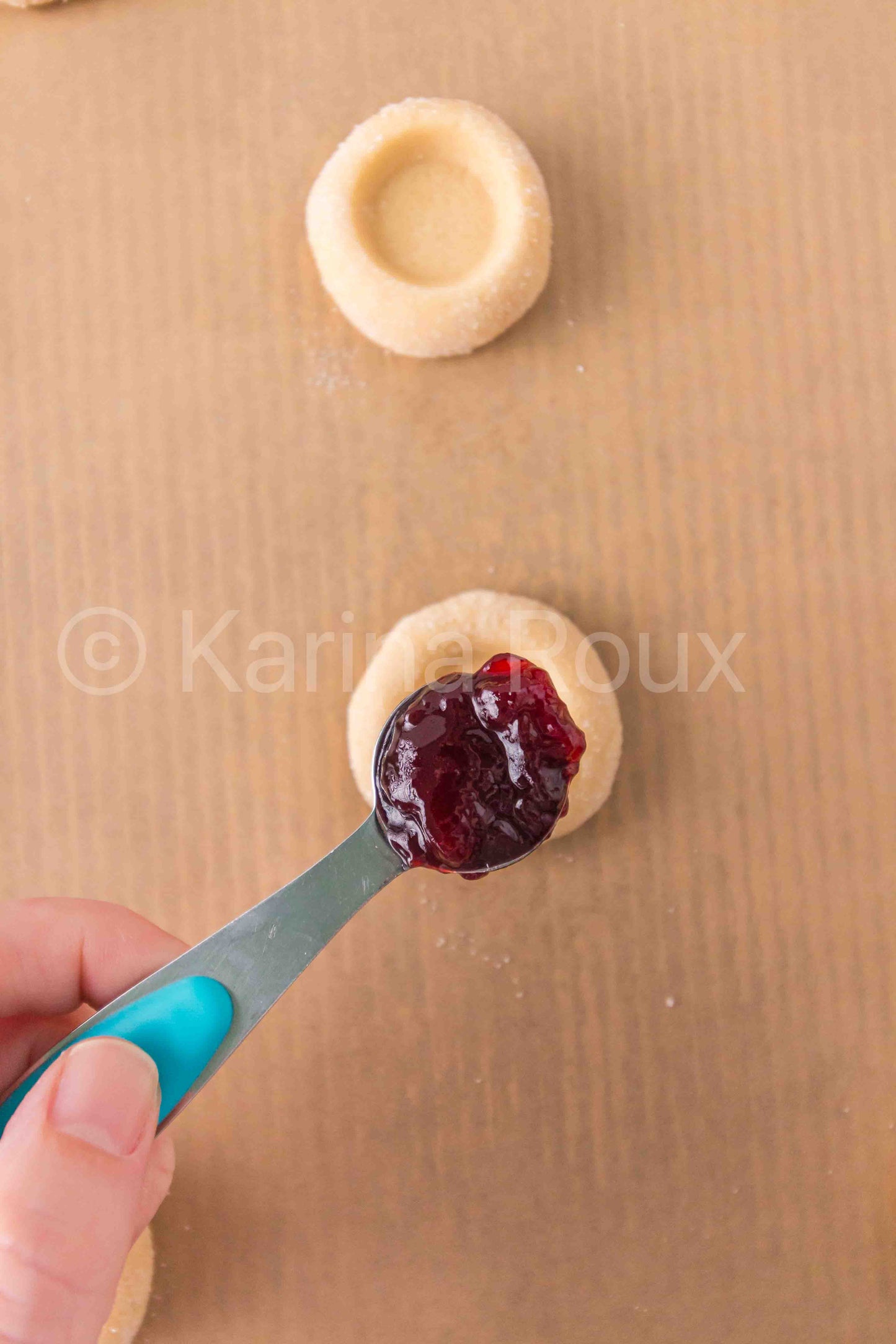 Sourdough Discard Thumbprint Cookies