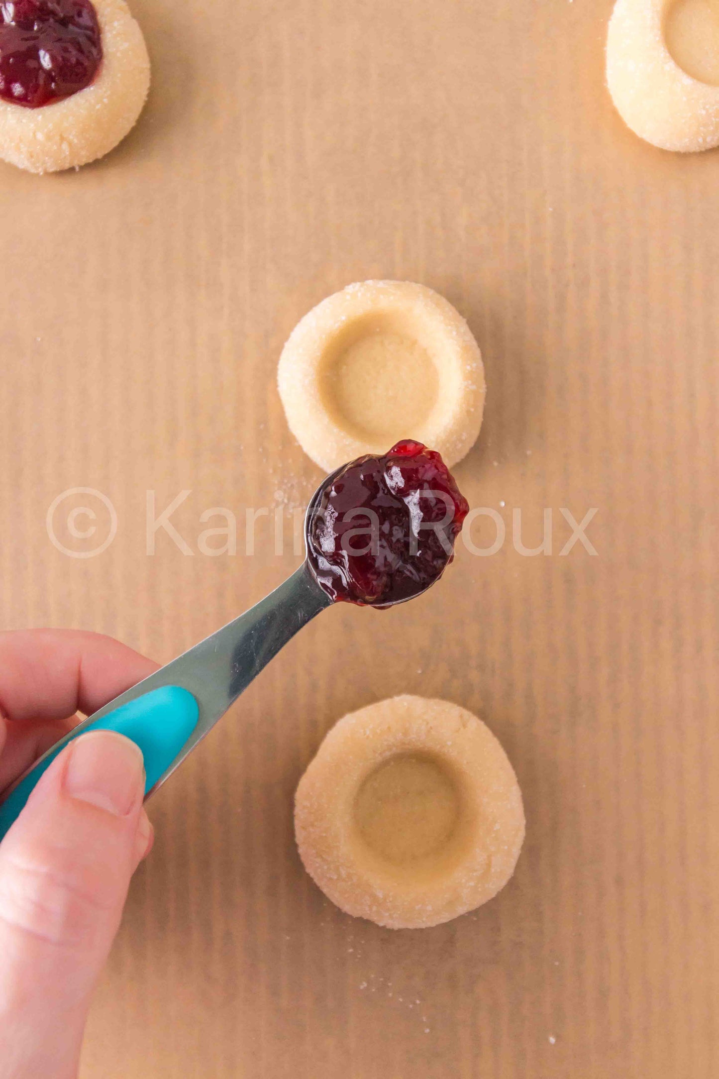 Sourdough Discard Thumbprint Cookies