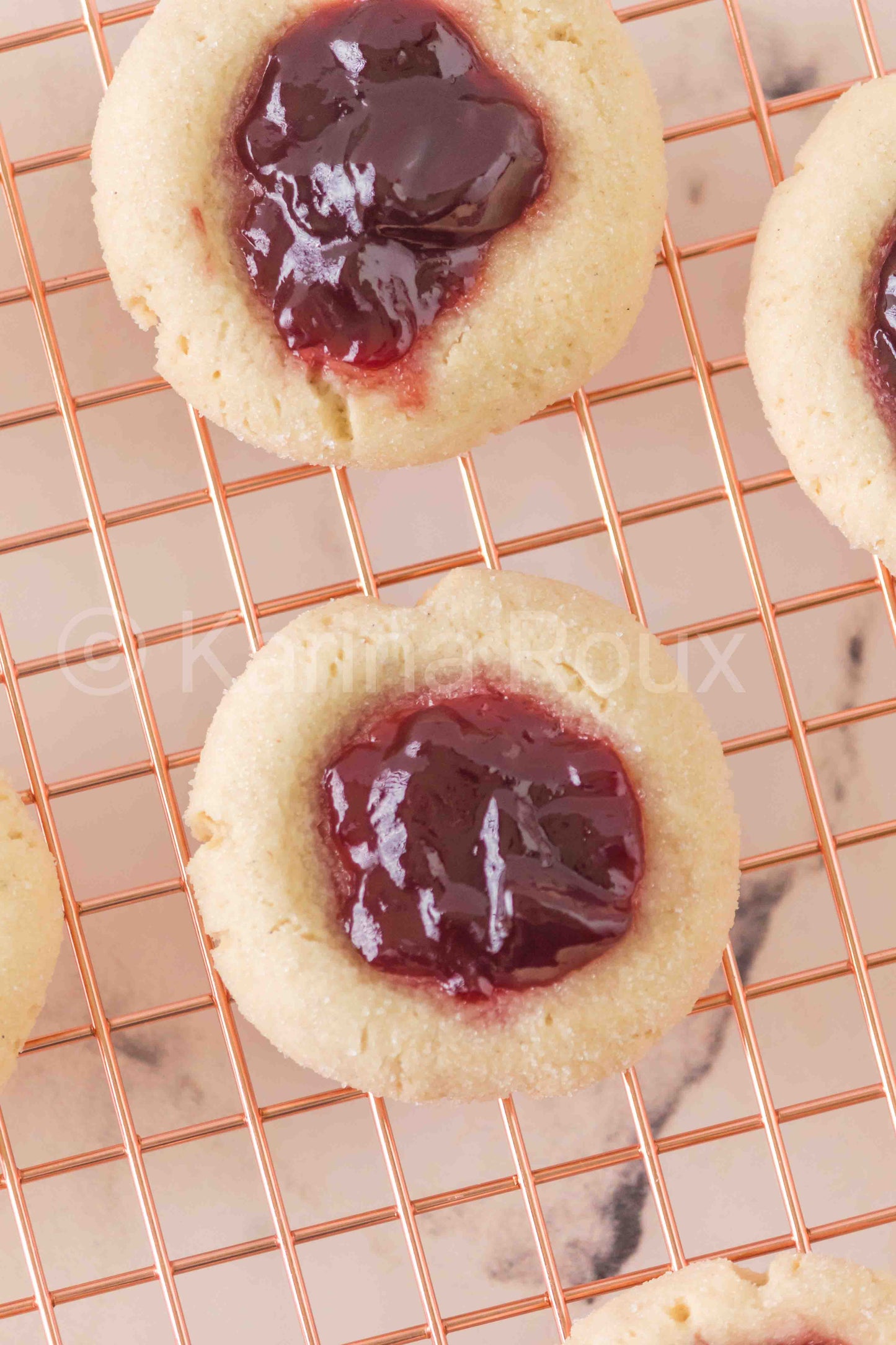 Sourdough Discard Thumbprint Cookies