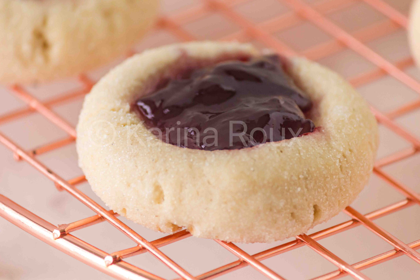 Sourdough Discard Thumbprint Cookies