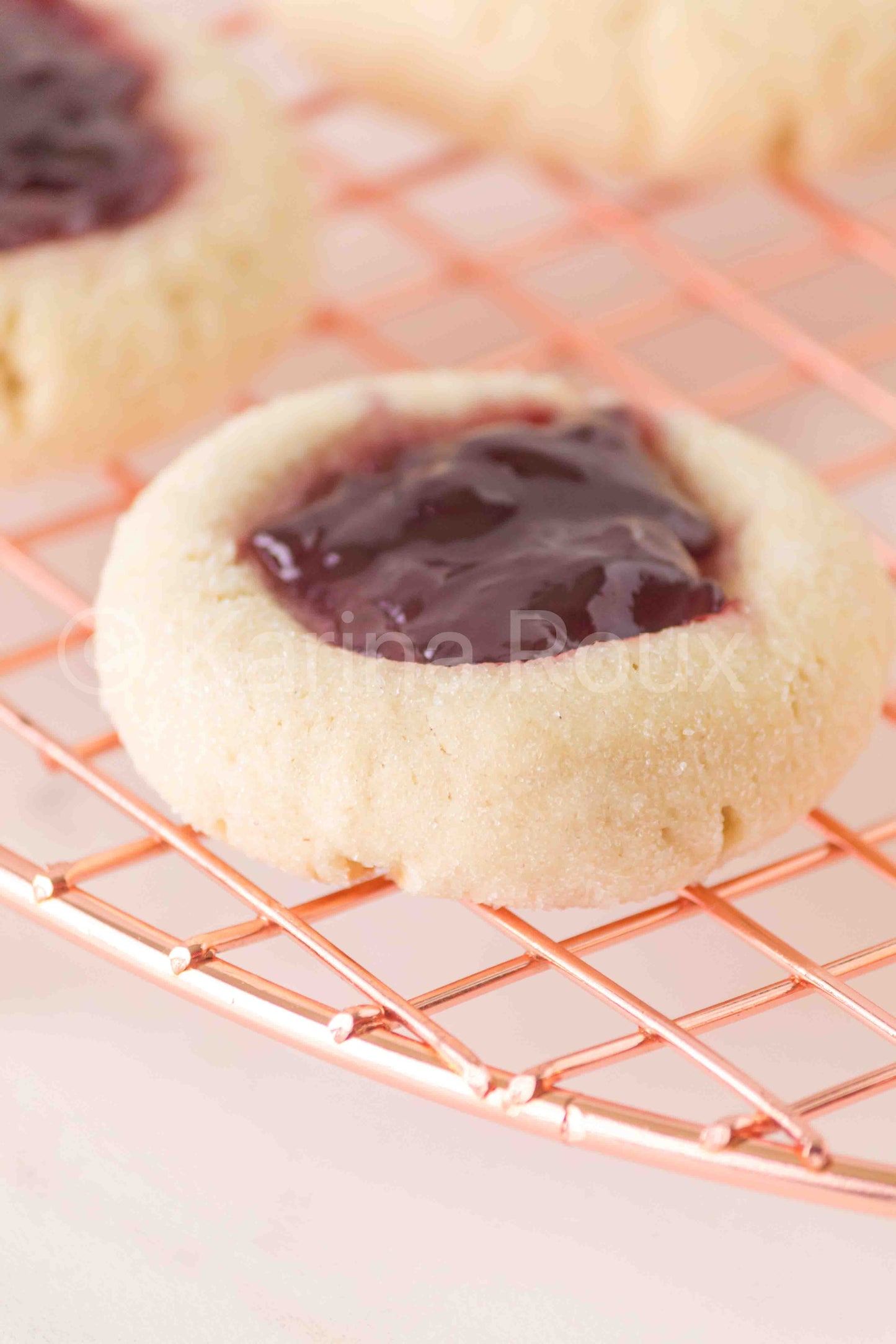 Sourdough Discard Thumbprint Cookies