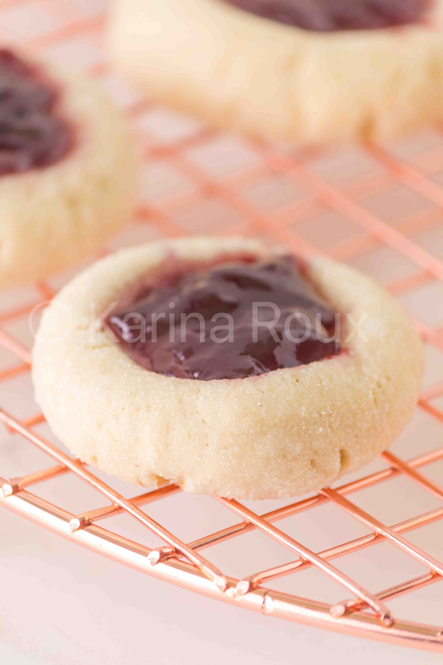 Sourdough Discard Thumbprint Cookies