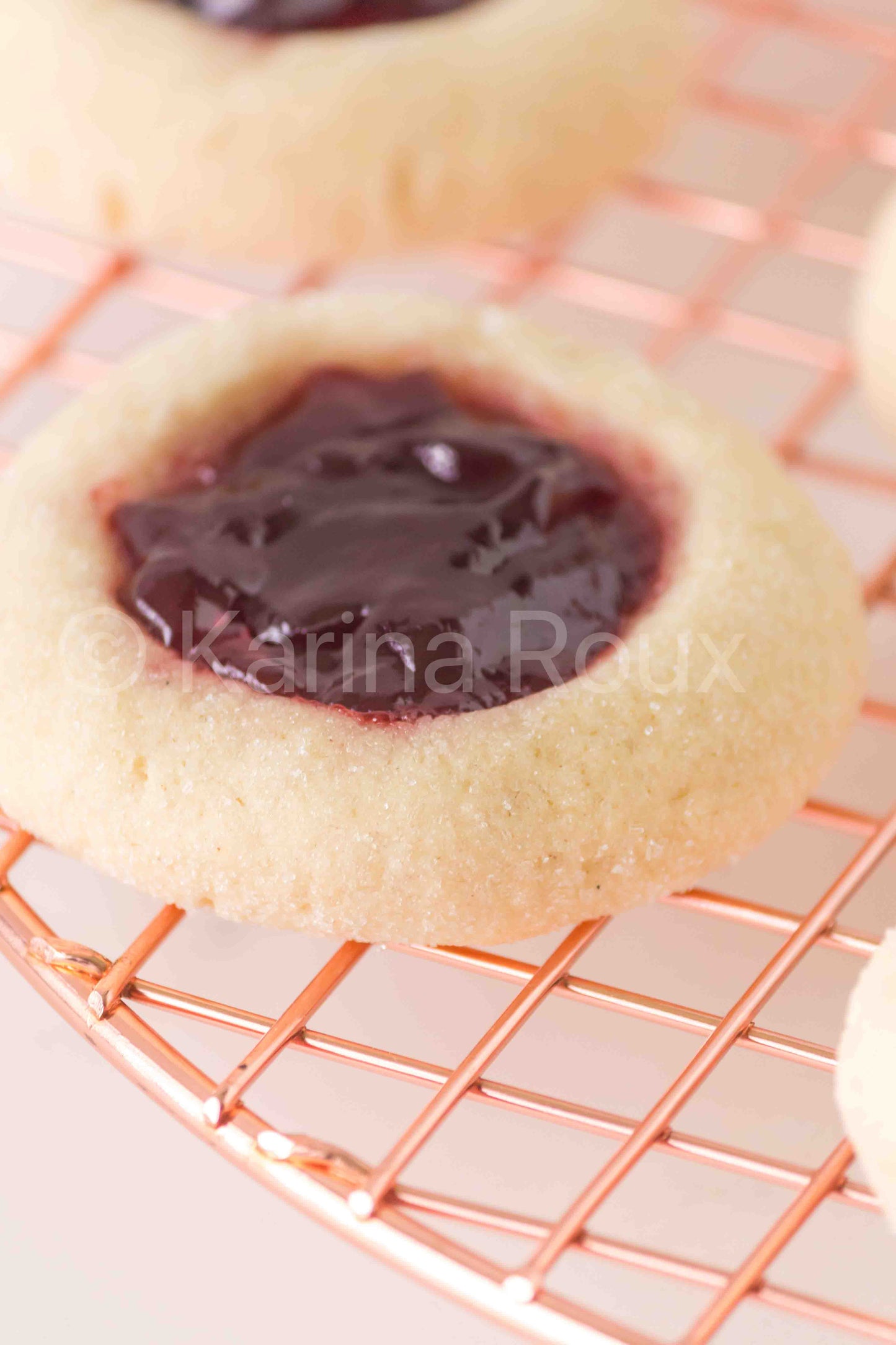 Sourdough Discard Thumbprint Cookies