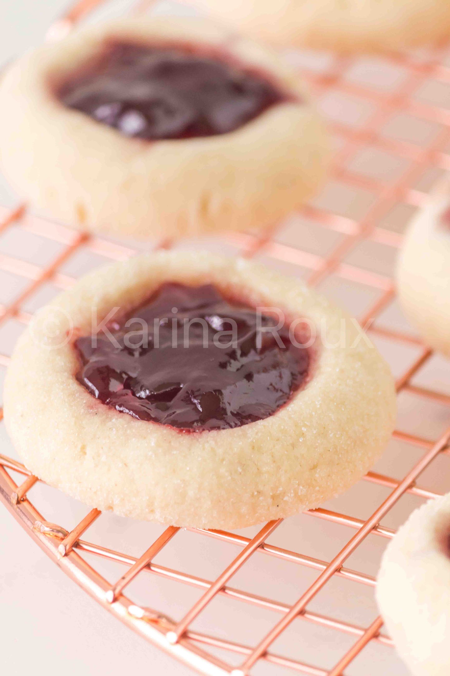 Sourdough Discard Thumbprint Cookies