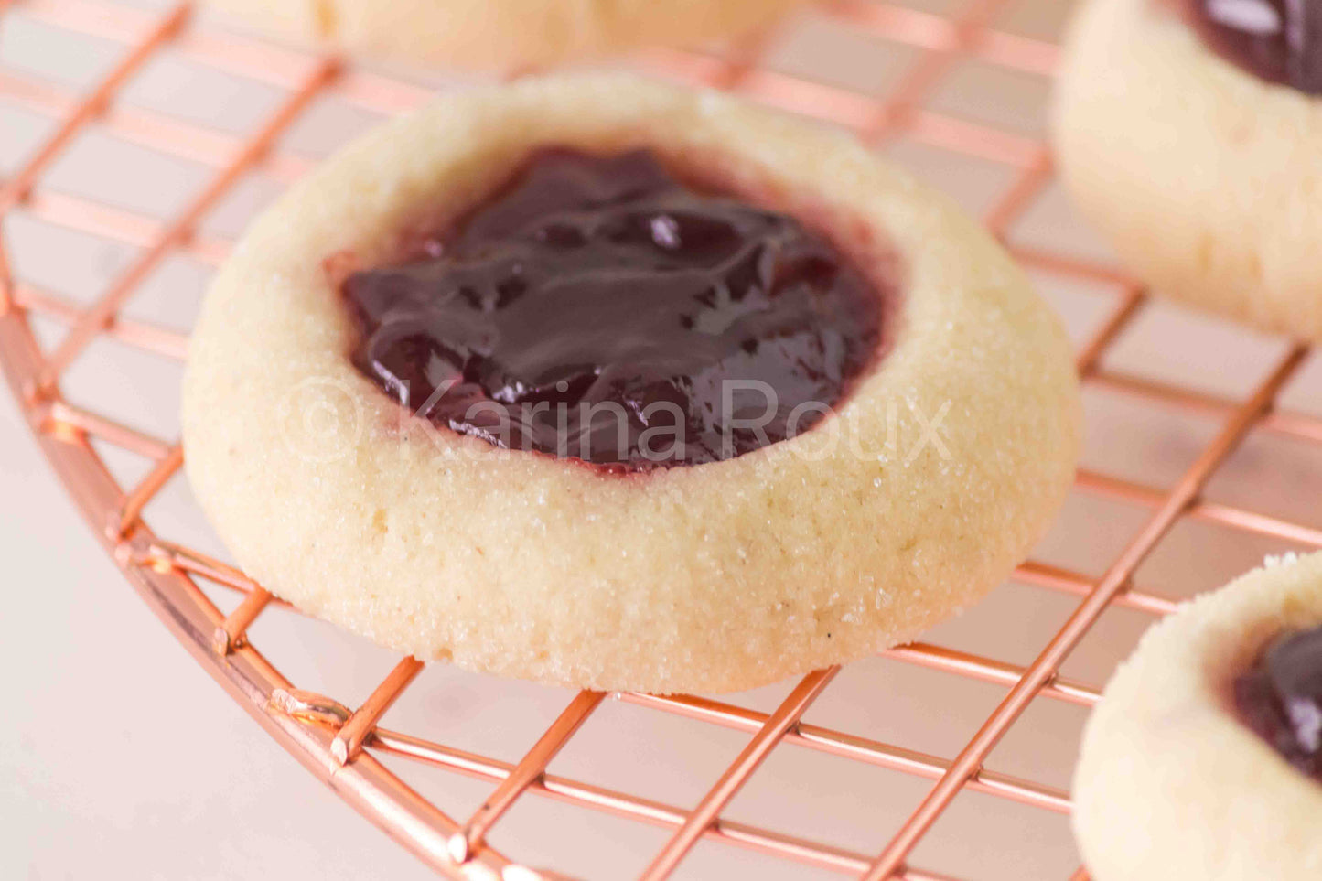 Sourdough Discard Thumbprint Cookies
