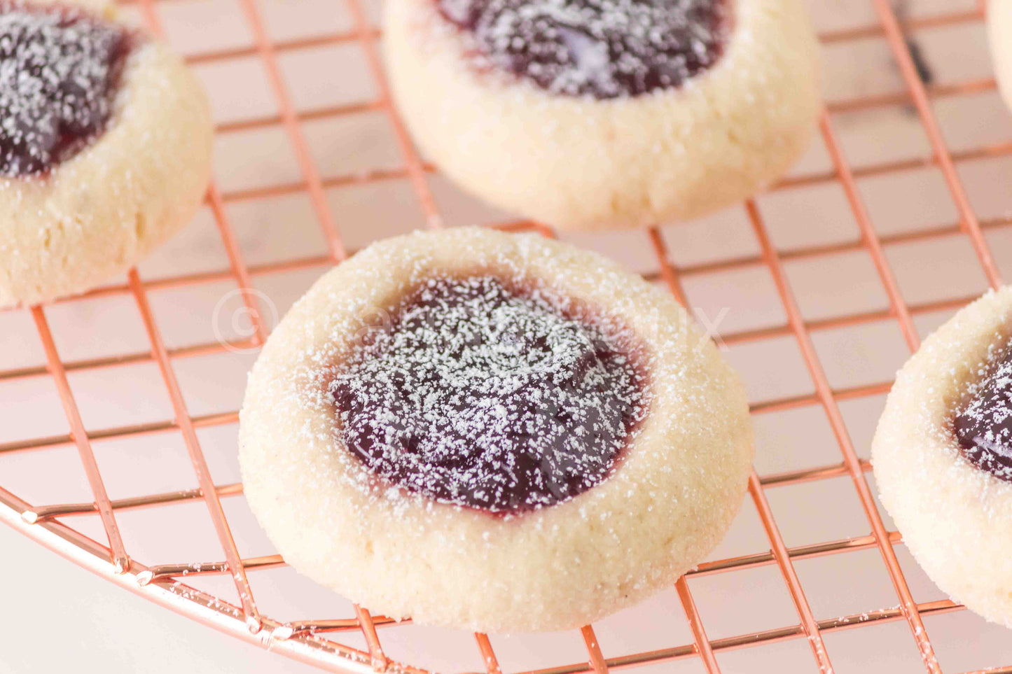 Sourdough Discard Thumbprint Cookies