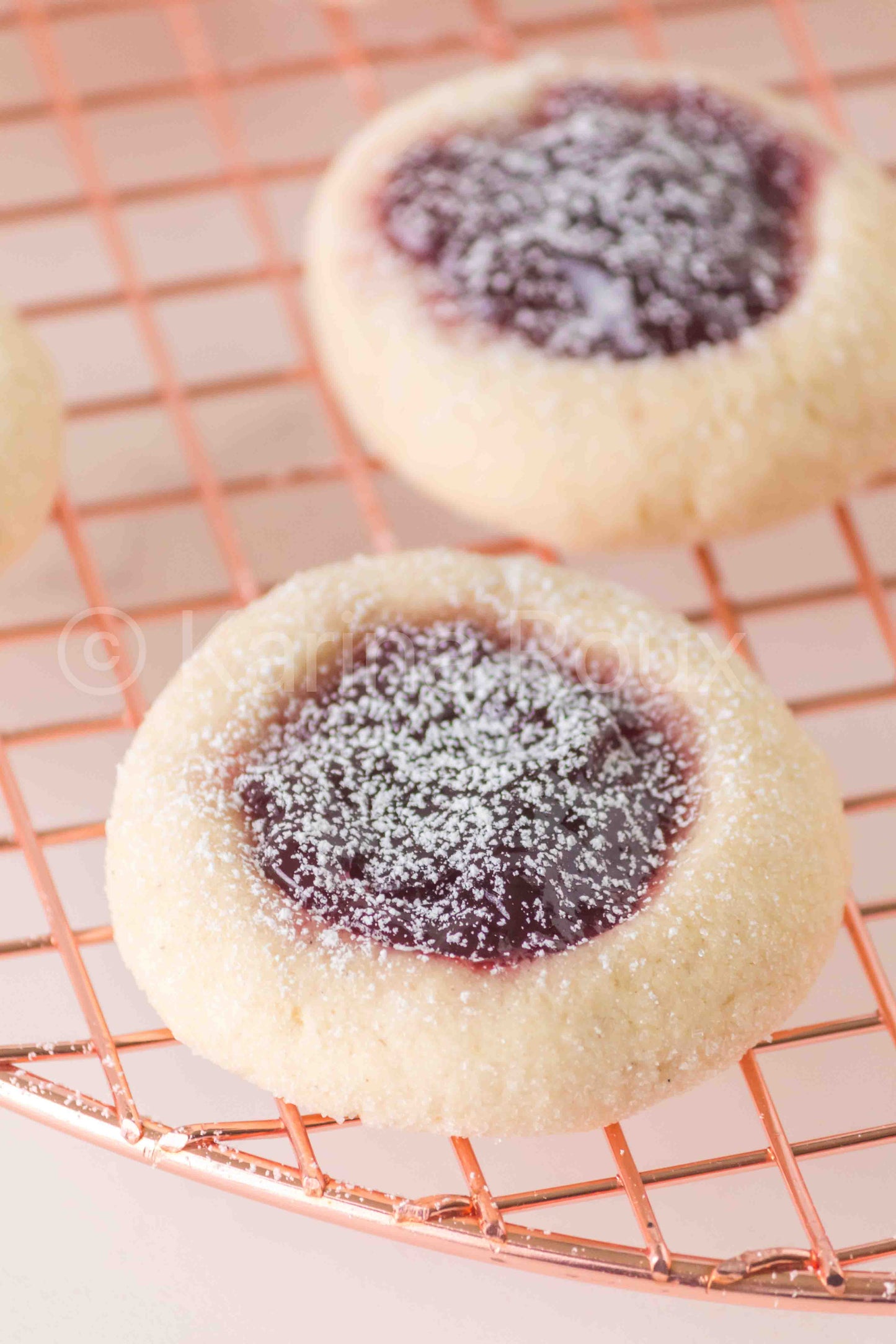 Sourdough Discard Thumbprint Cookies