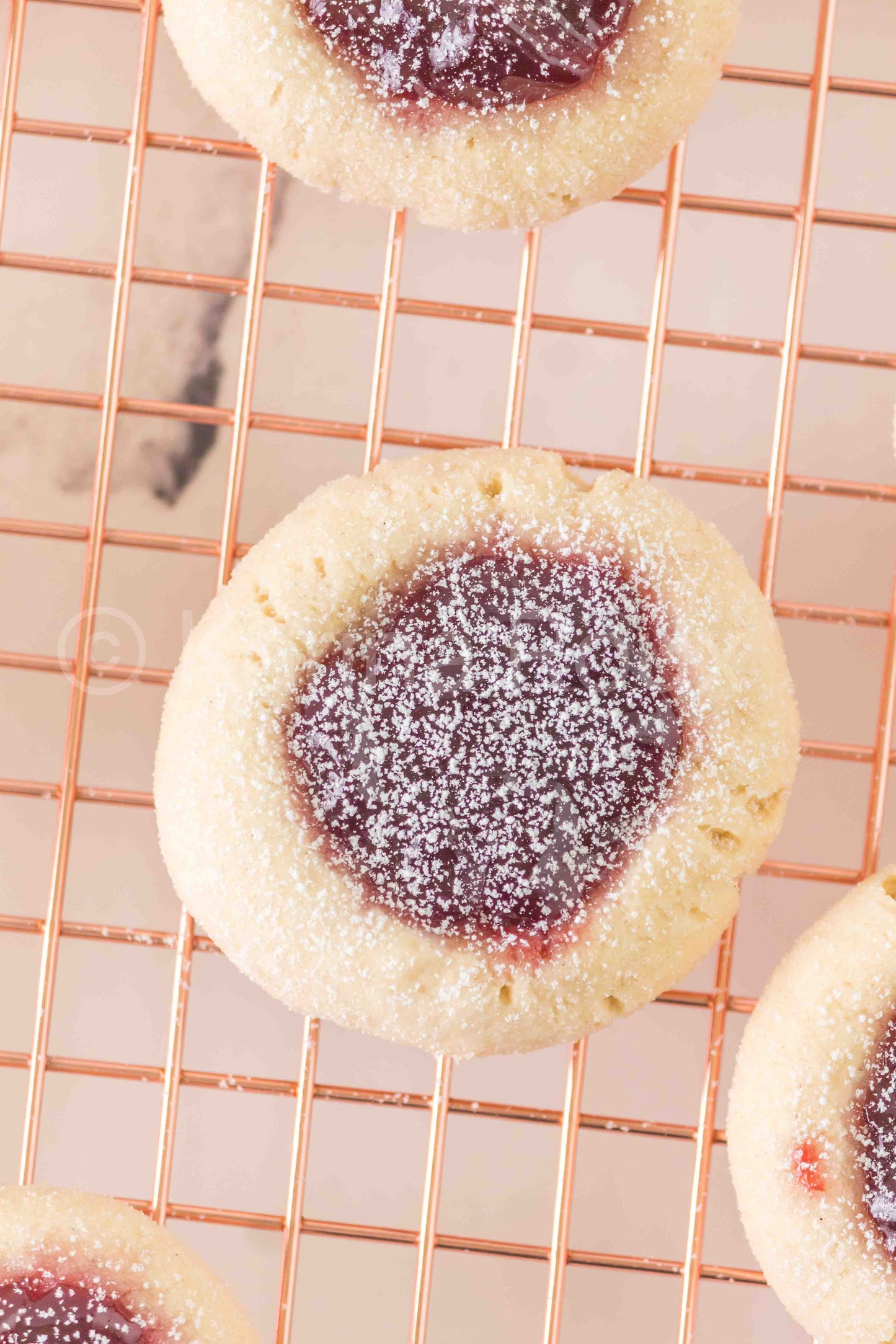 Sourdough Discard Thumbprint Cookies