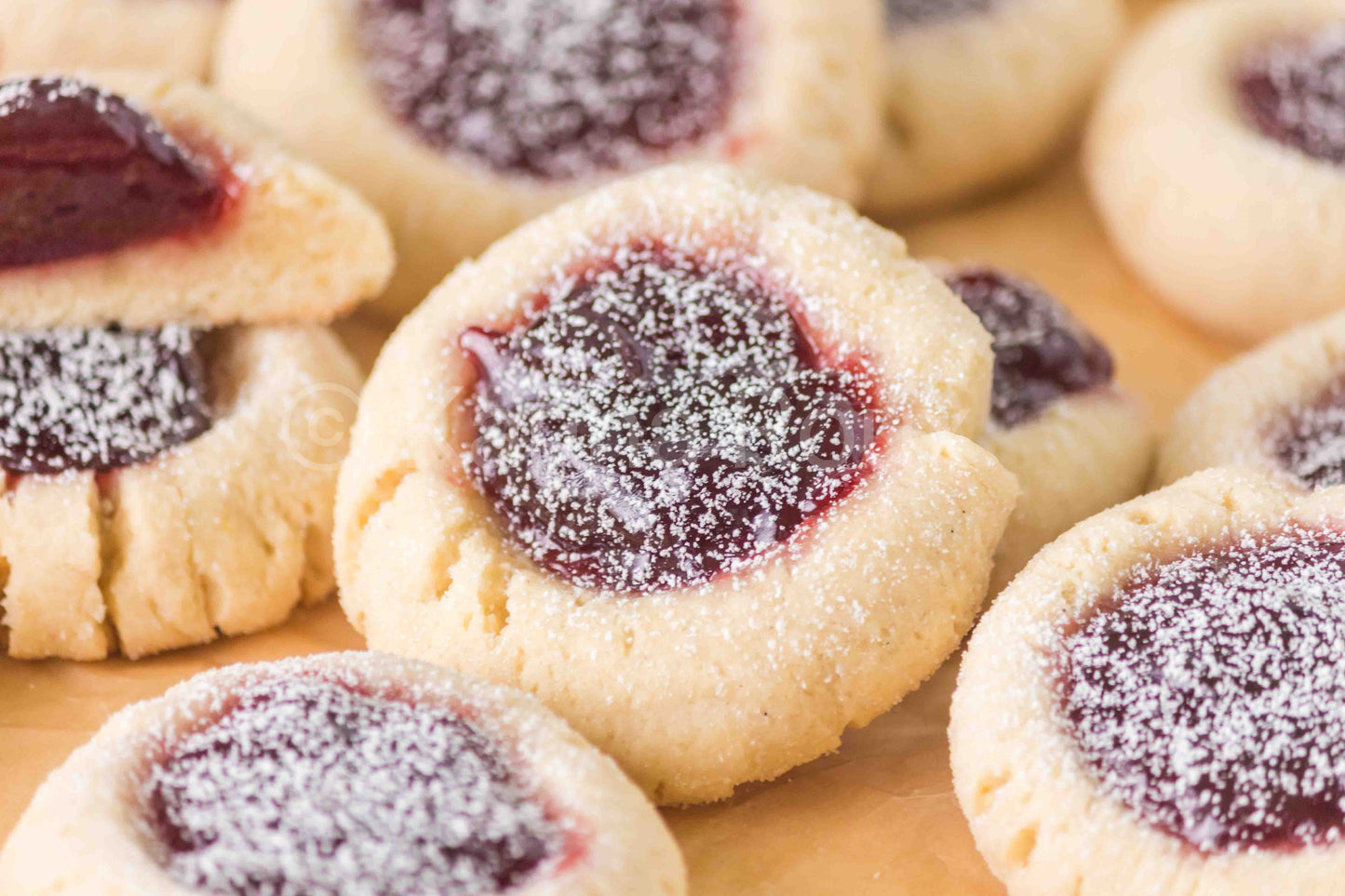 Sourdough Discard Thumbprint Cookies