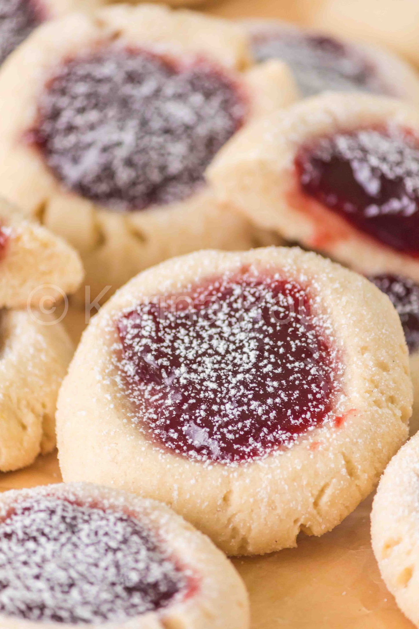 Sourdough Discard Thumbprint Cookies