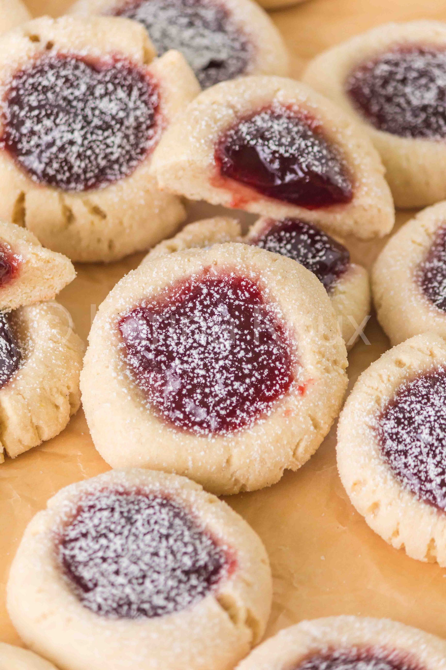 Sourdough Discard Thumbprint Cookies