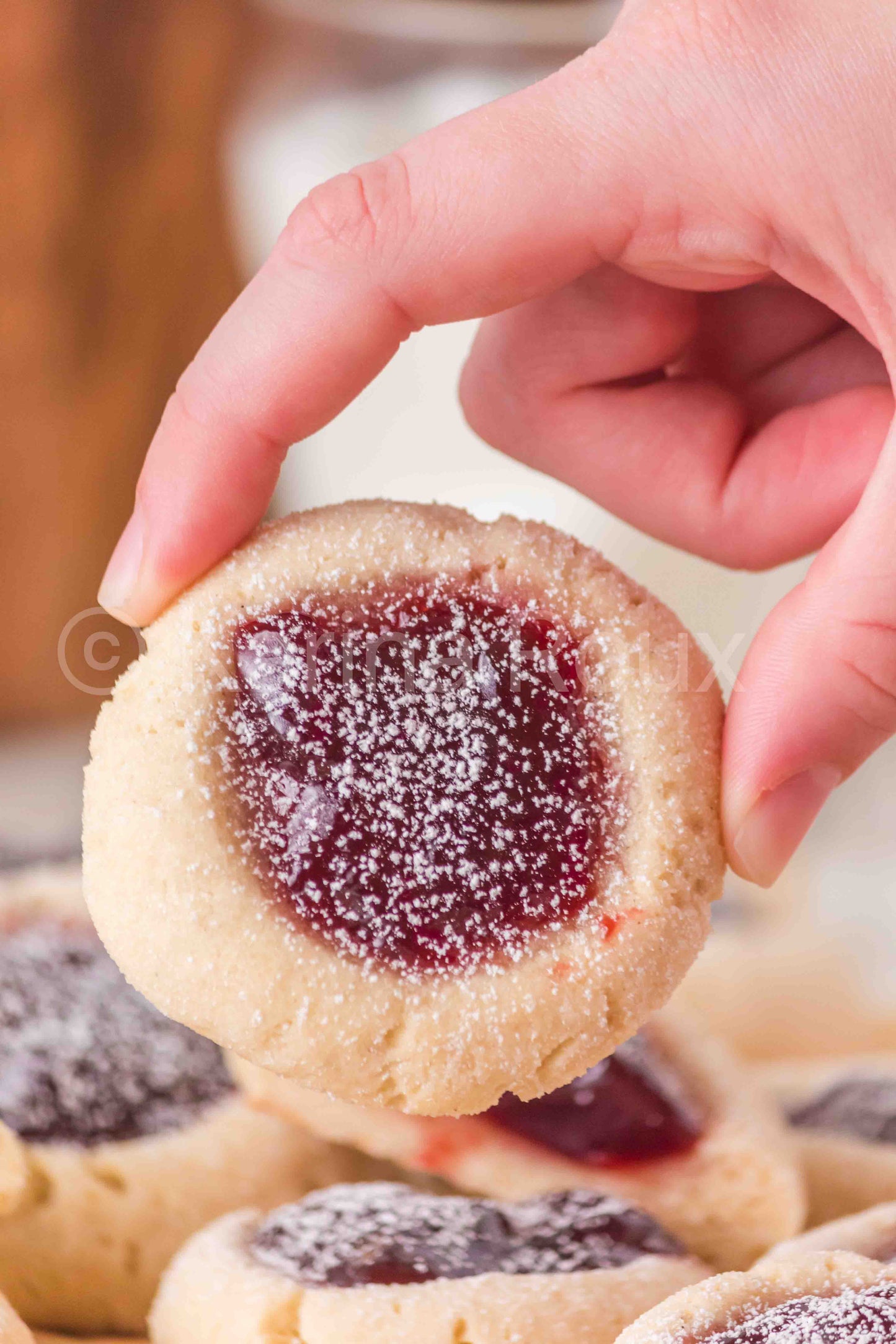 Sourdough Discard Thumbprint Cookies