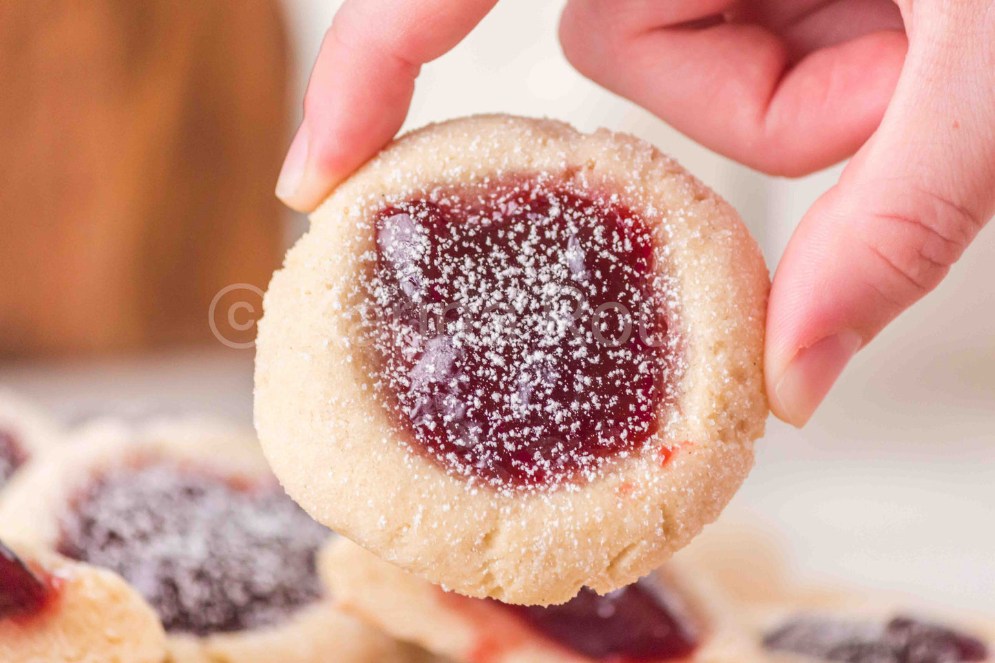 Sourdough Discard Thumbprint Cookies