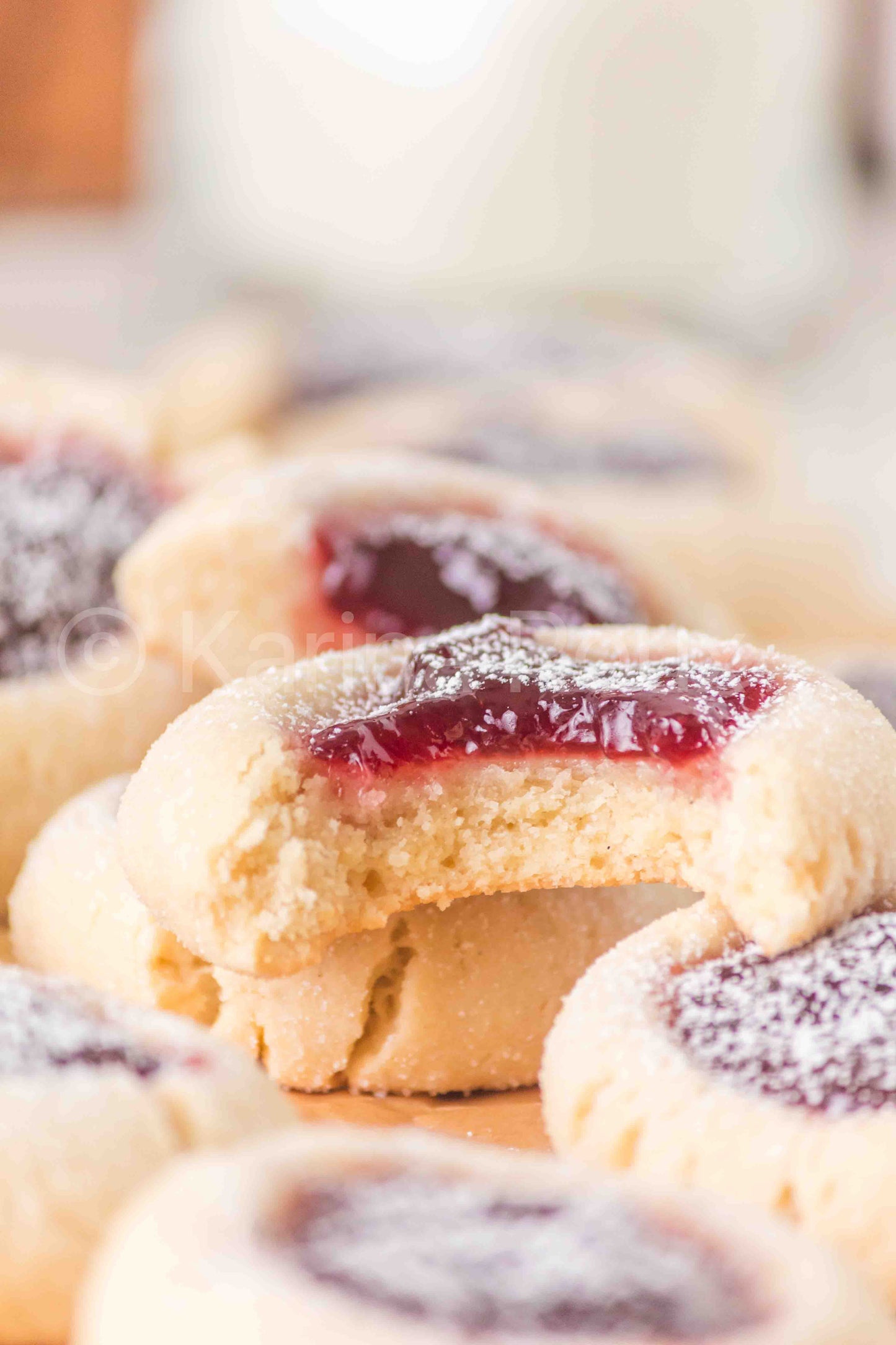 Sourdough Discard Thumbprint Cookies