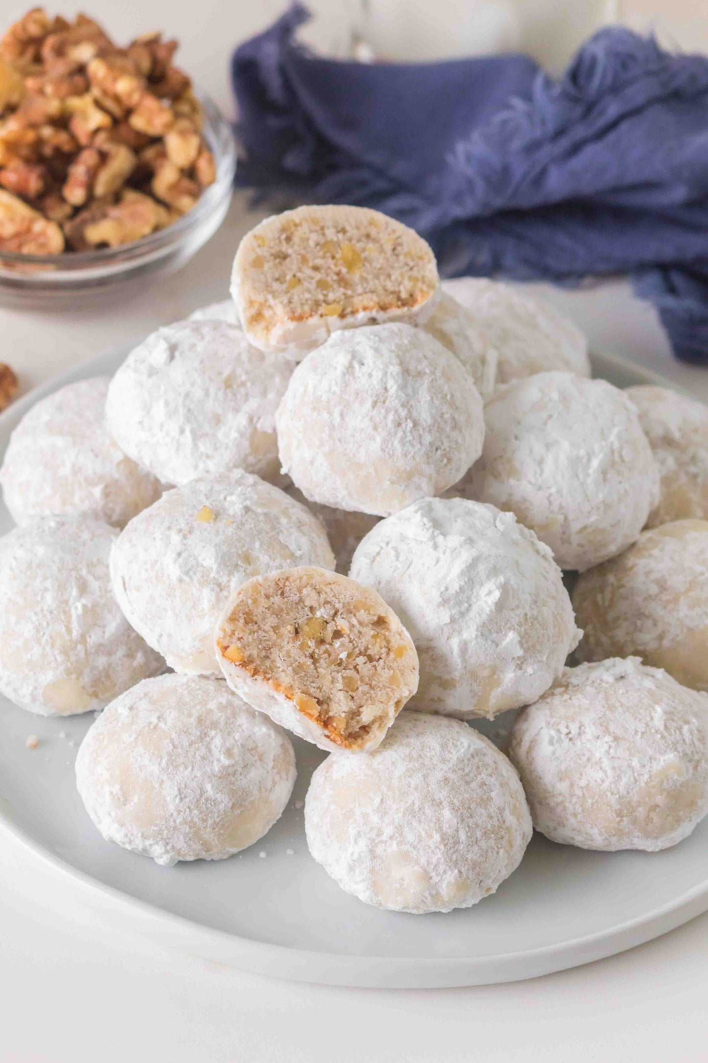 Sourdough Discard Snowball Cookies