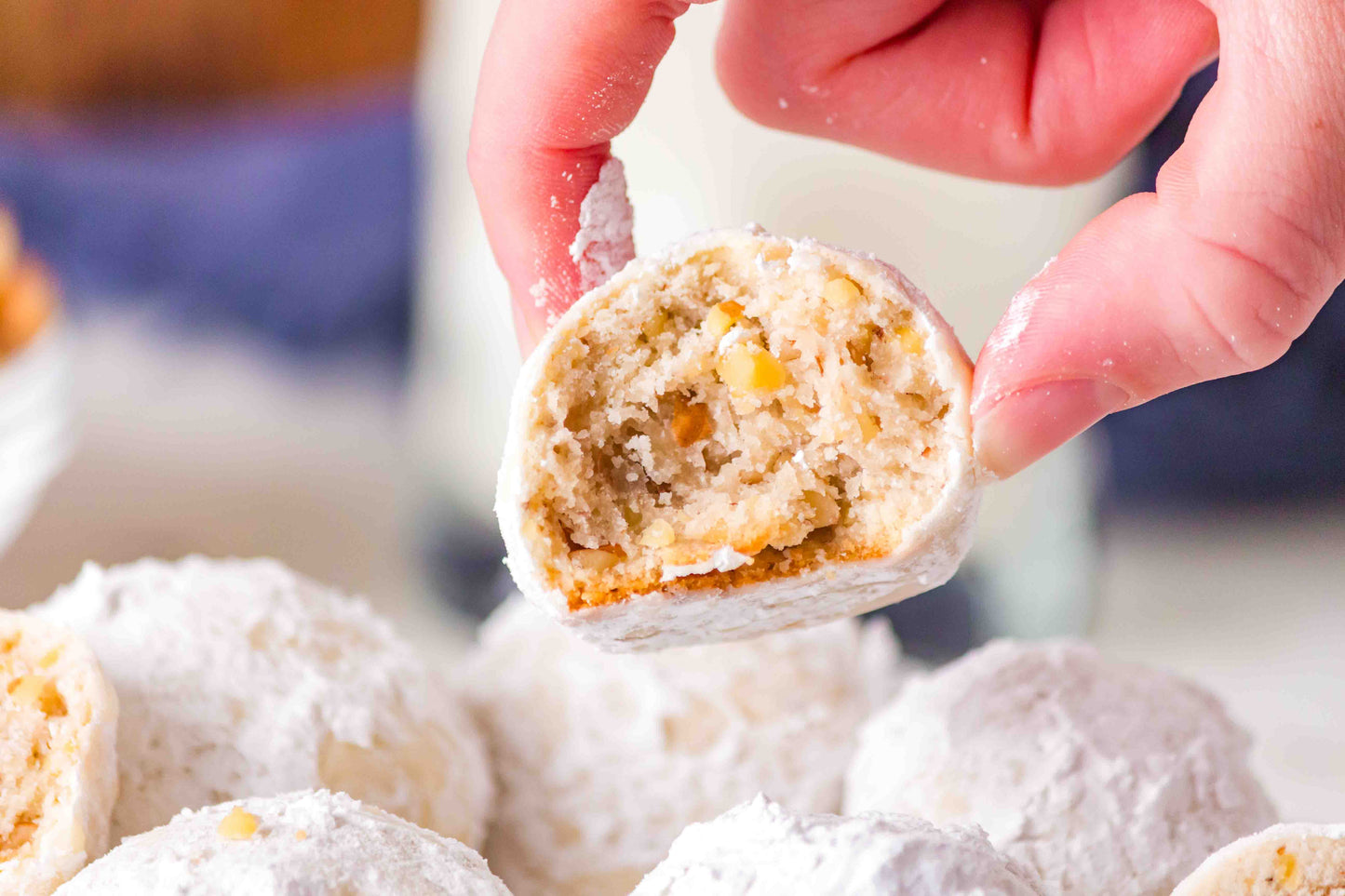 Sourdough Discard Snowball Cookies