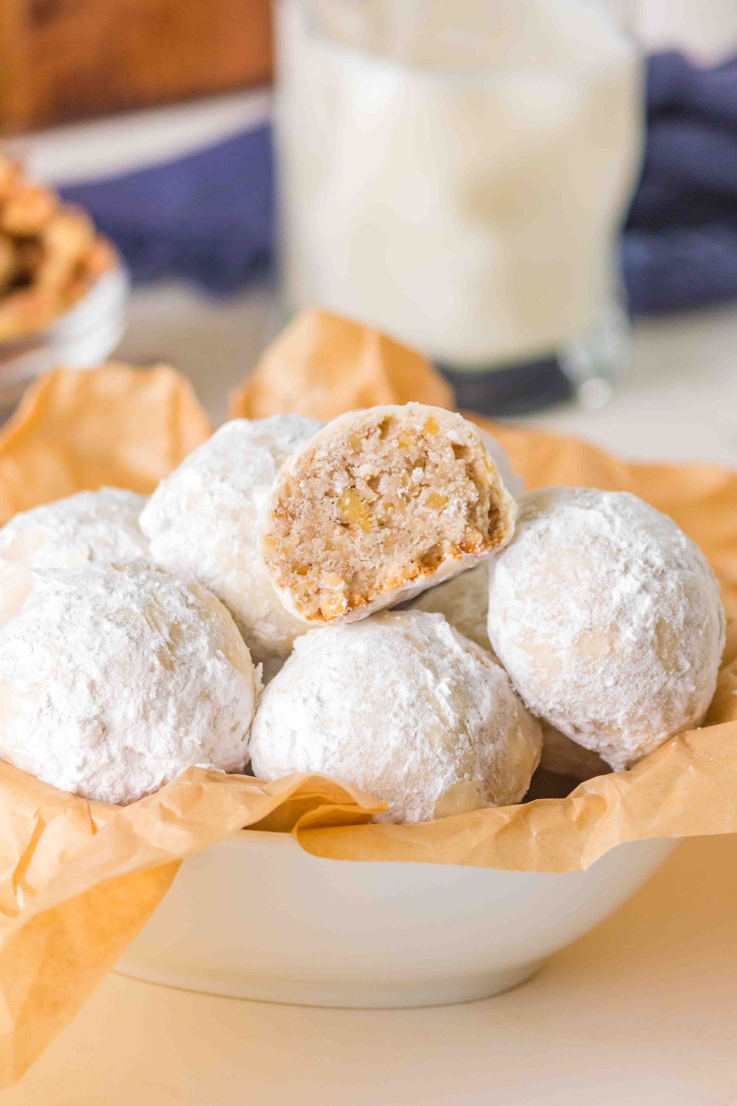 Sourdough Discard Snowball Cookies