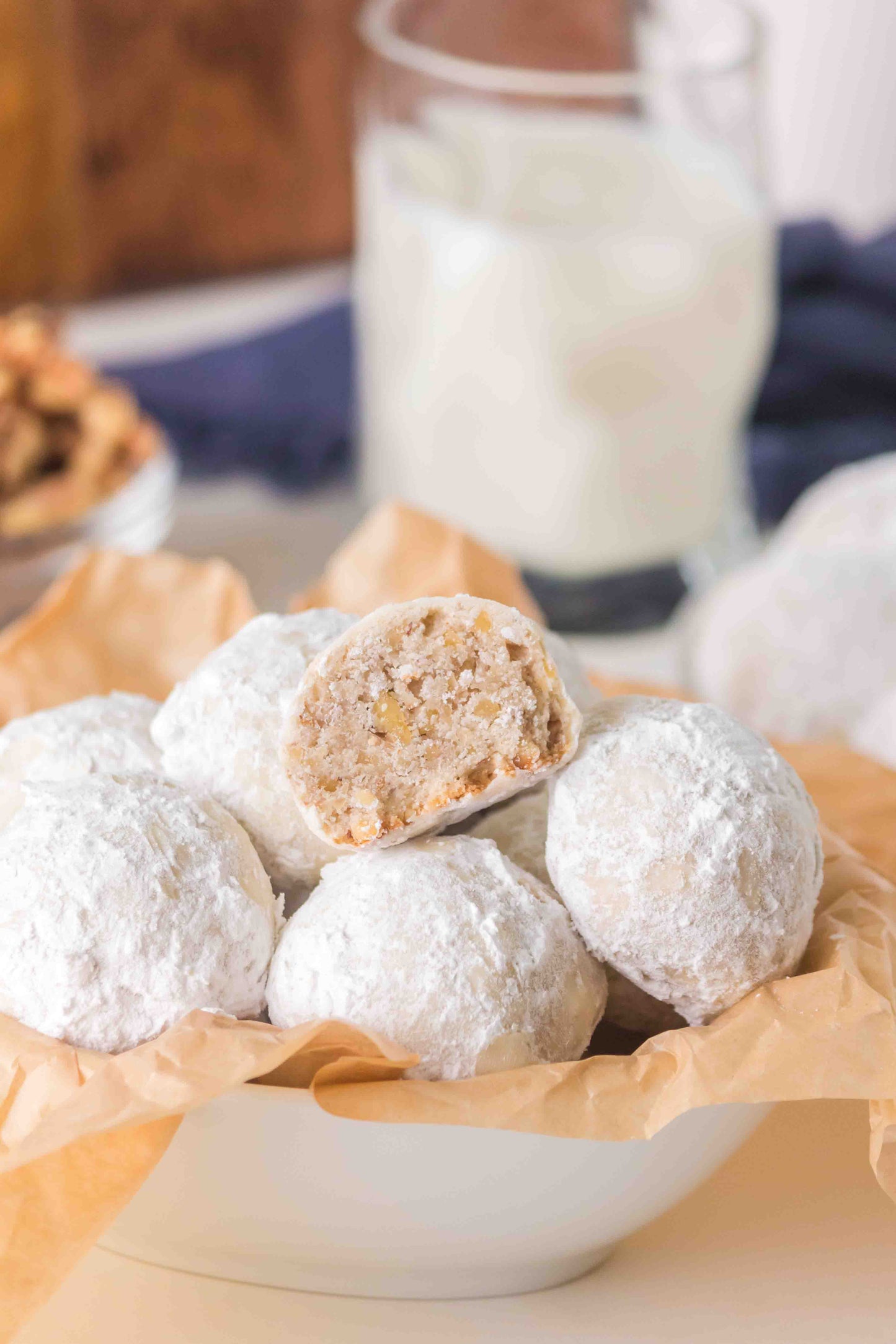 Sourdough Discard Snowball Cookies